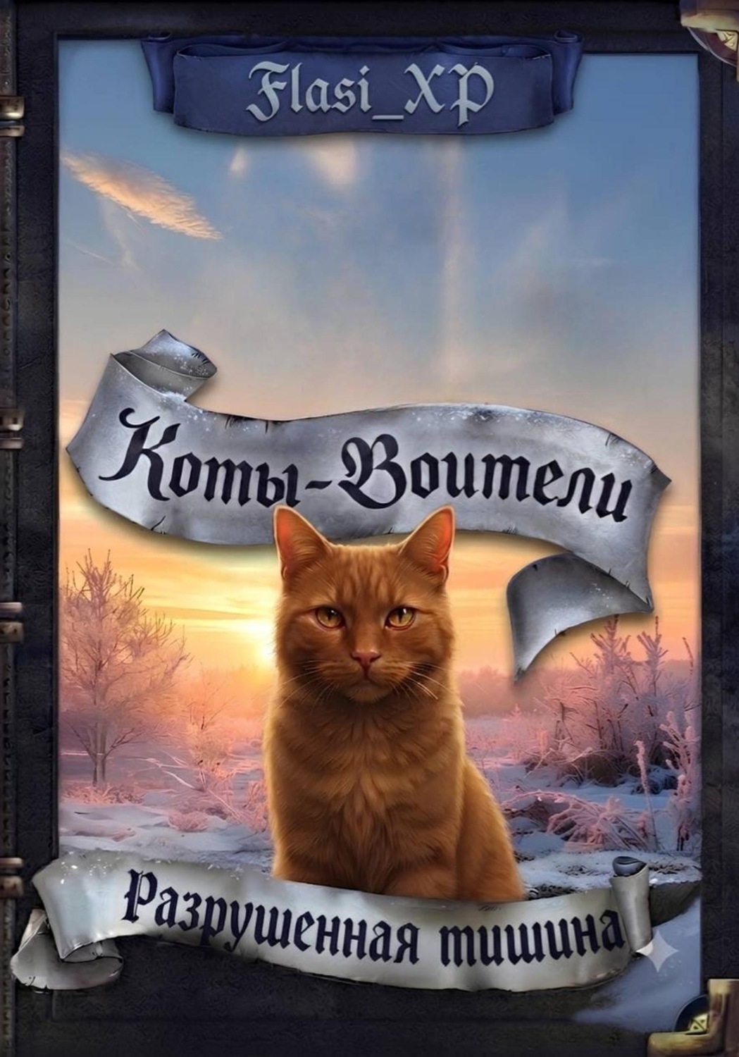 Обложка книги «Коты Воители: Разрушенная Тишина»
