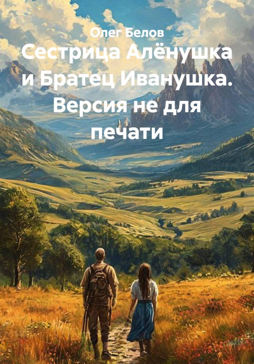 Обложка книги «Сестрица Алёнушка и Братец Иванушка. Версия не для печати»