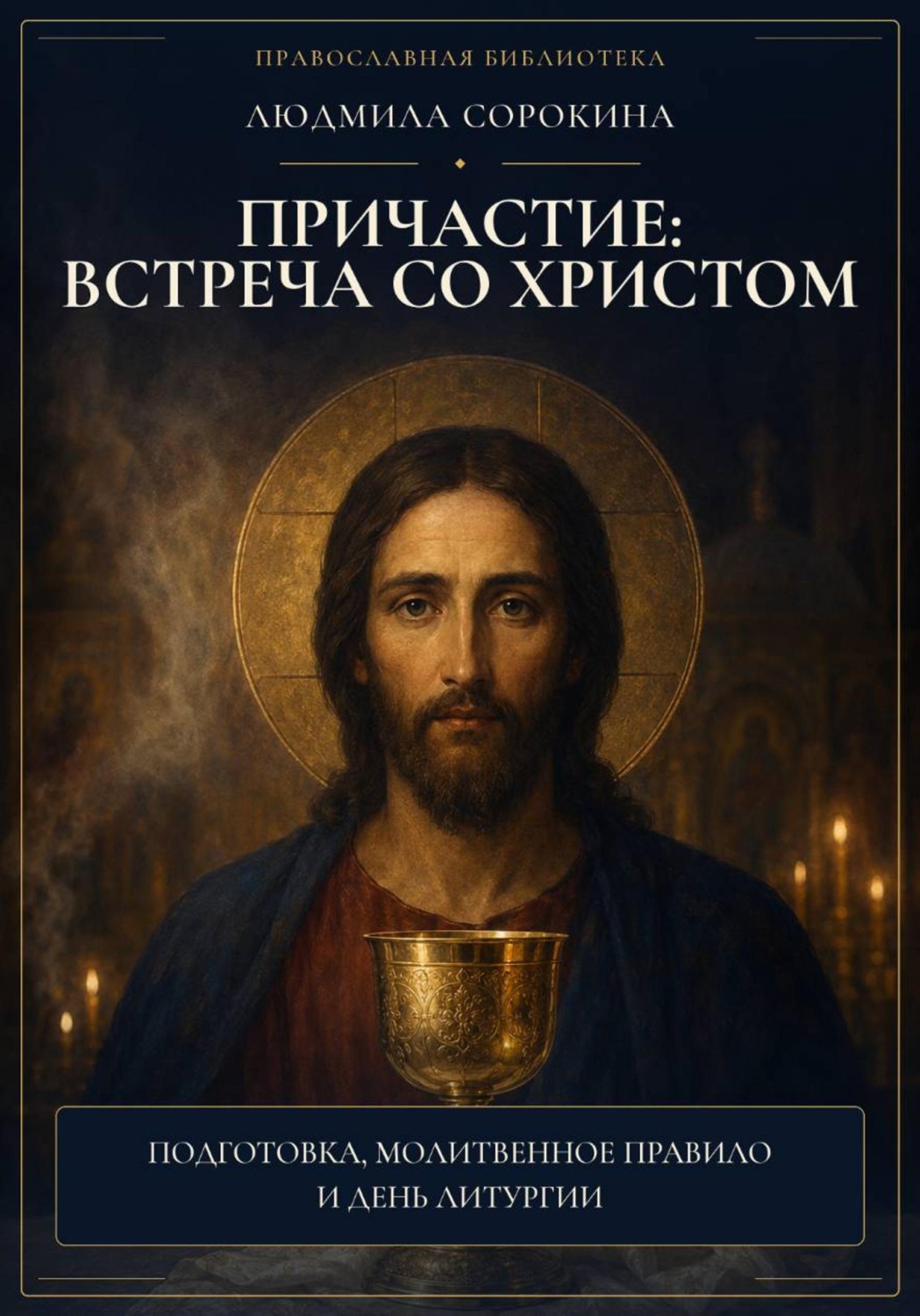 Обложка книги «Причастие: встреча со Христом. Подготовка, молитвенное правило и день Литургии»