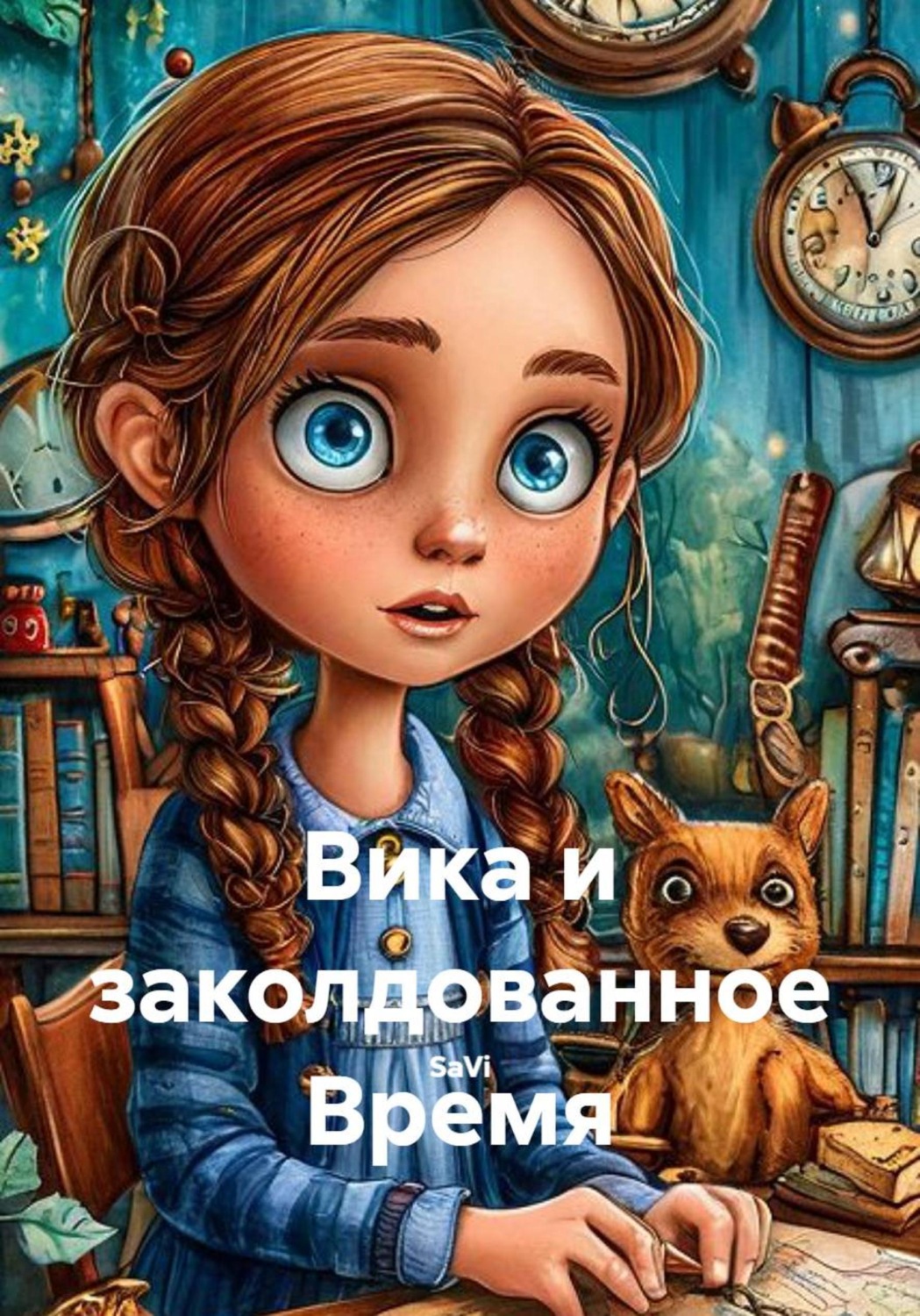 Обложка книги «Вика и заколдованное Время»