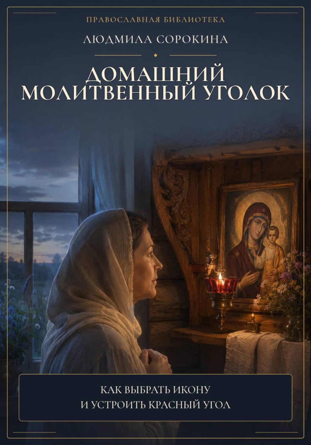 Обложка книги «Домашний молитвенный уголок. Как выбрать иконы и устроить красный угол»