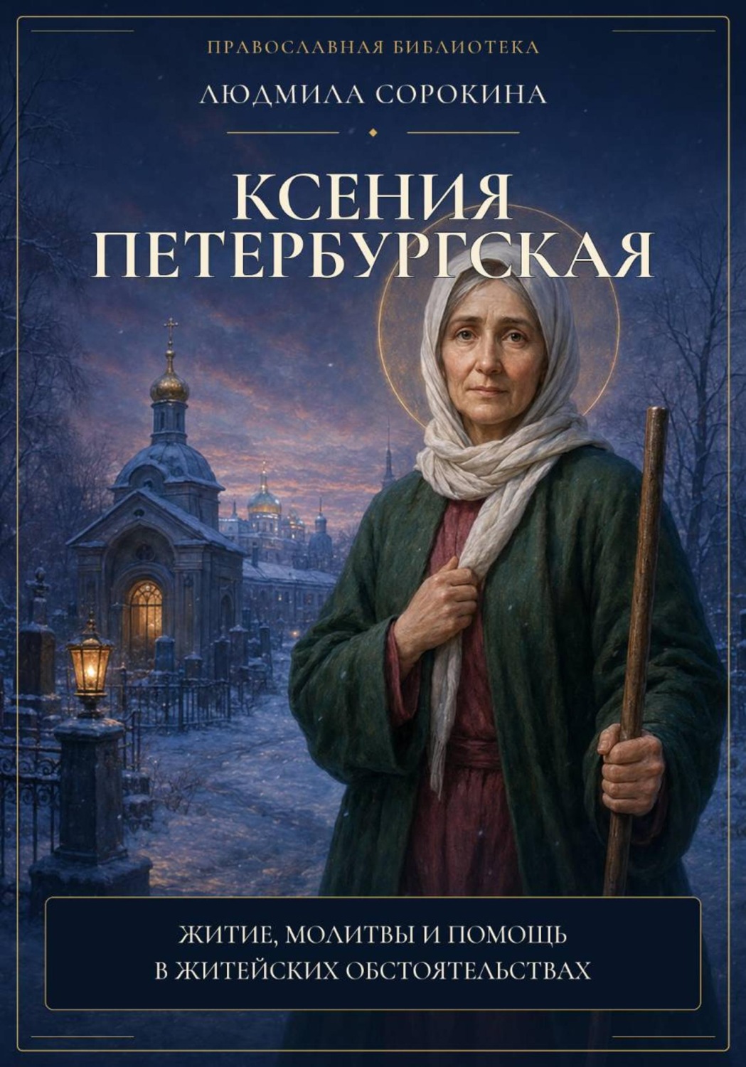 Обложка книги «Ксения Петербургская. Житие, истории помощи, молитвы, акафист и подробное объяснение»