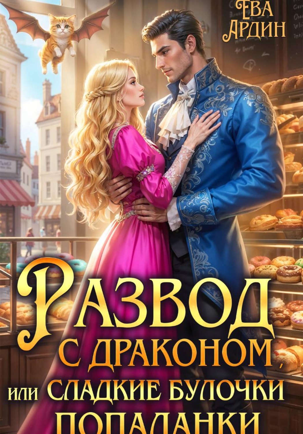 Обложка книги «Развод с драконом, или Сладкие булочки попаданки»