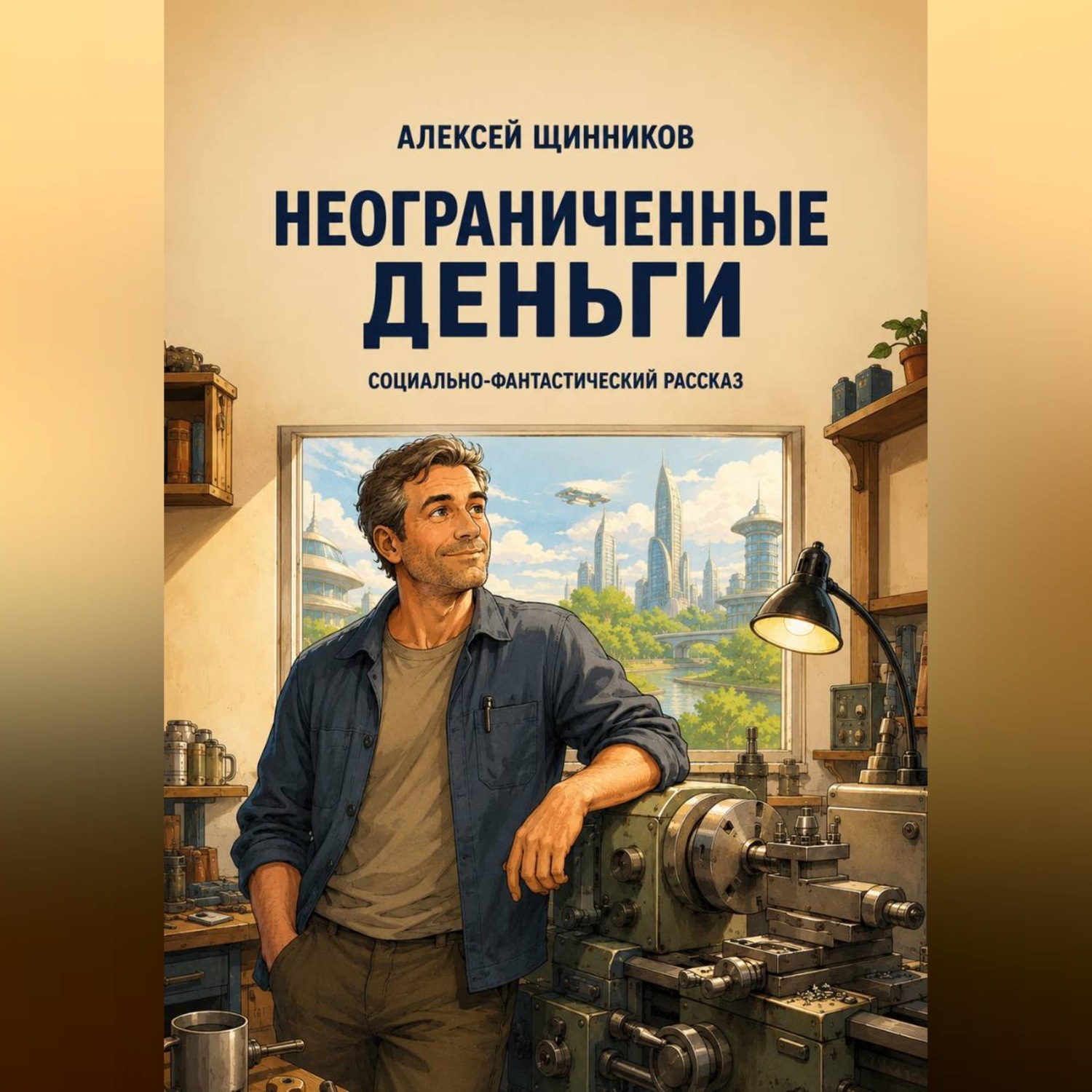 Обложка книги «Неограниченные деньги. Социально-фантастический рассказ»