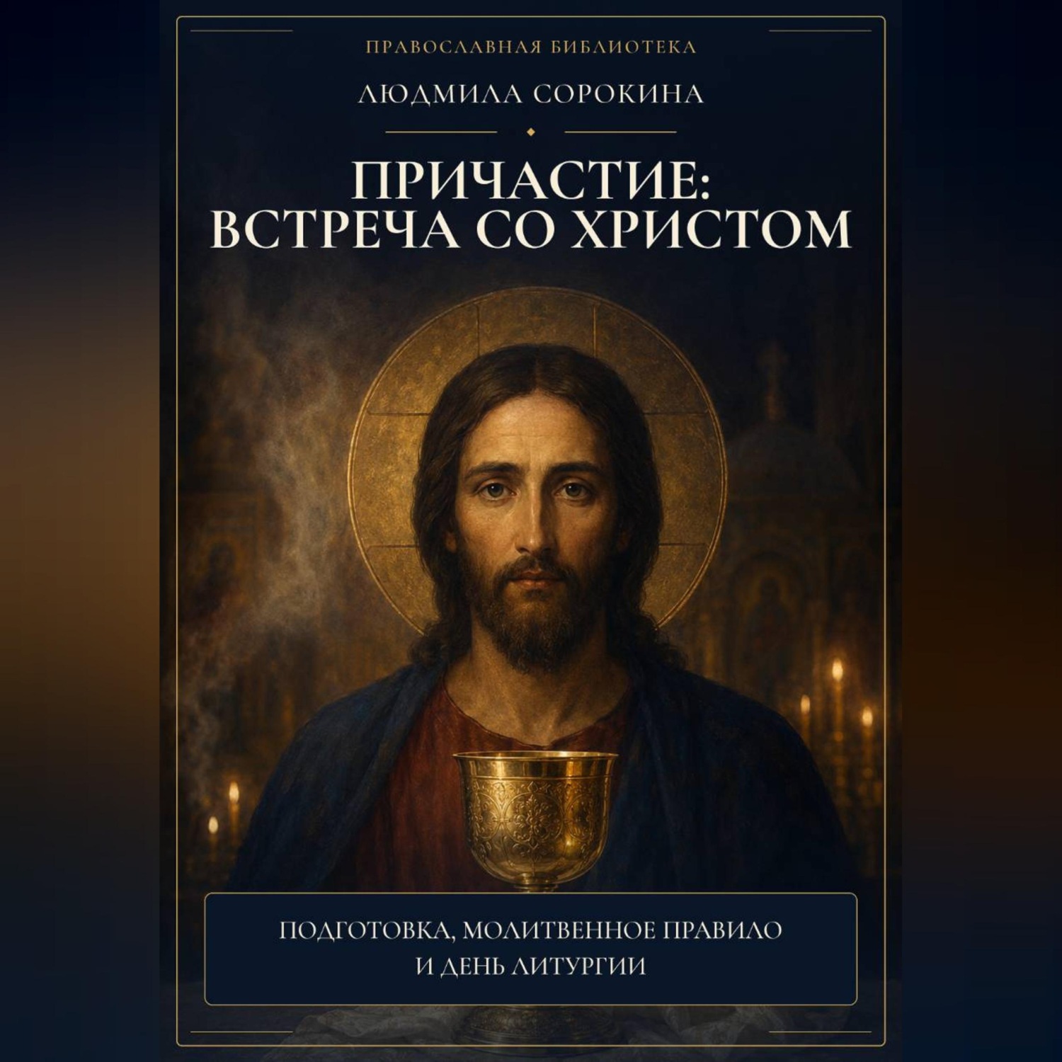 Обложка книги «Причастие: встреча со Христом. Подготовка, молитвенное правило и день Литургии»