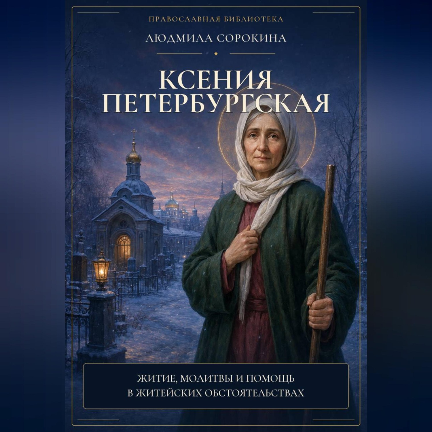 Обложка книги «Ксения Петербургская. Житие, истории помощи, молитвы, акафист и подробное объяснение»