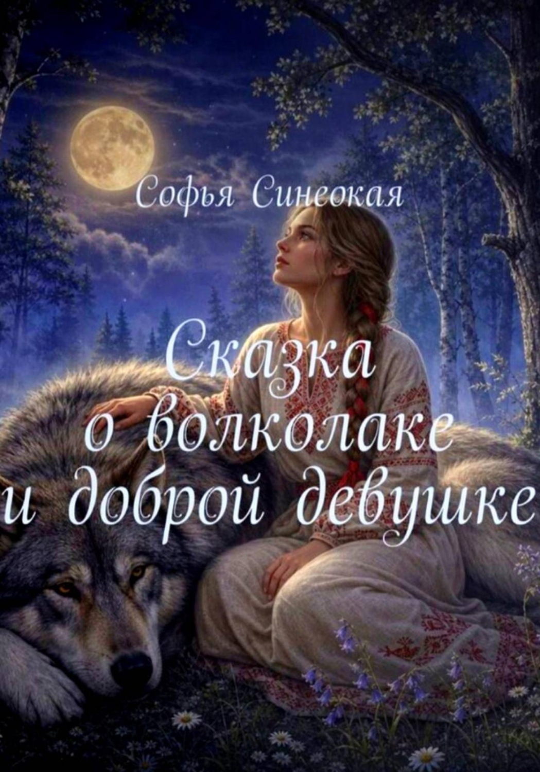 Обложка книги «Сказка о волколаке и доброй девушке»
