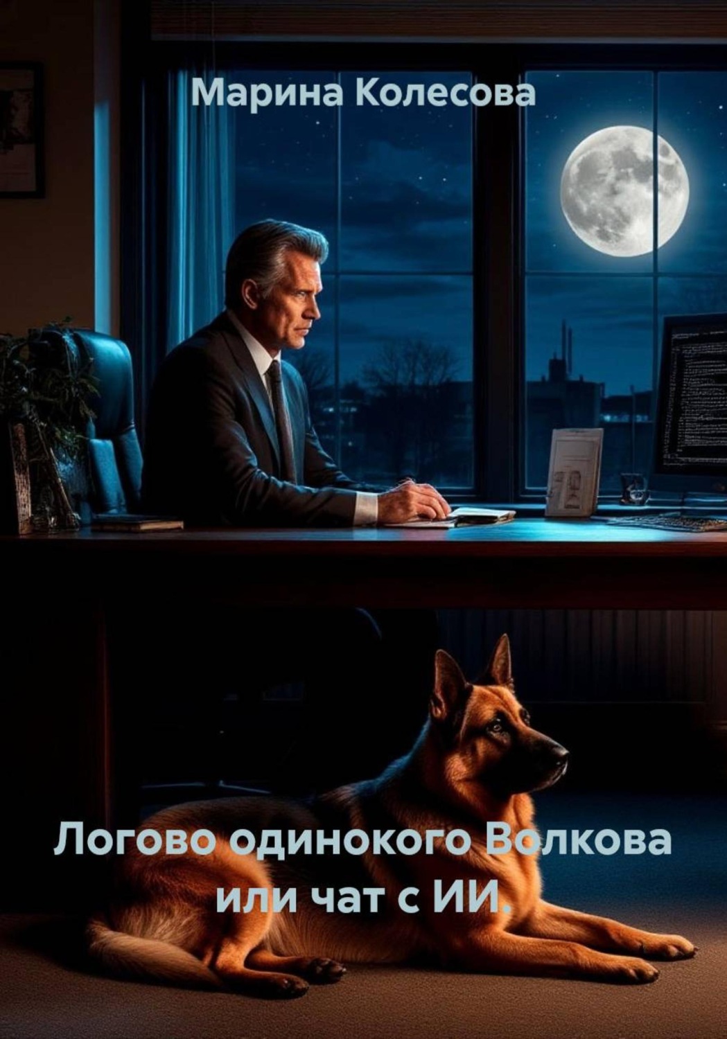 Обложка книги «Логово одинокого Волкова или чат с ИИ»