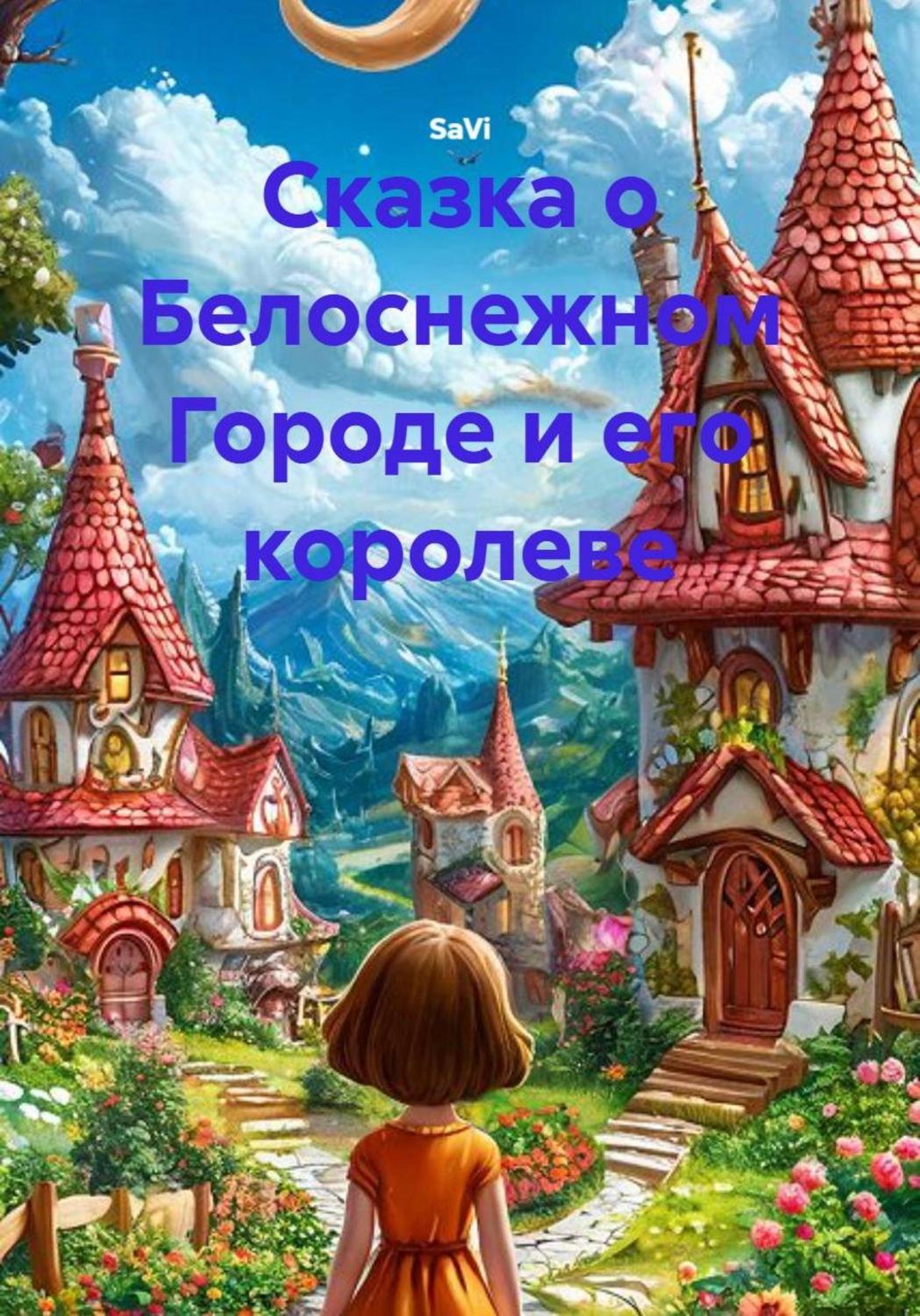 Обложка книги «Сказка о Белоснежном Городе и его королеве»