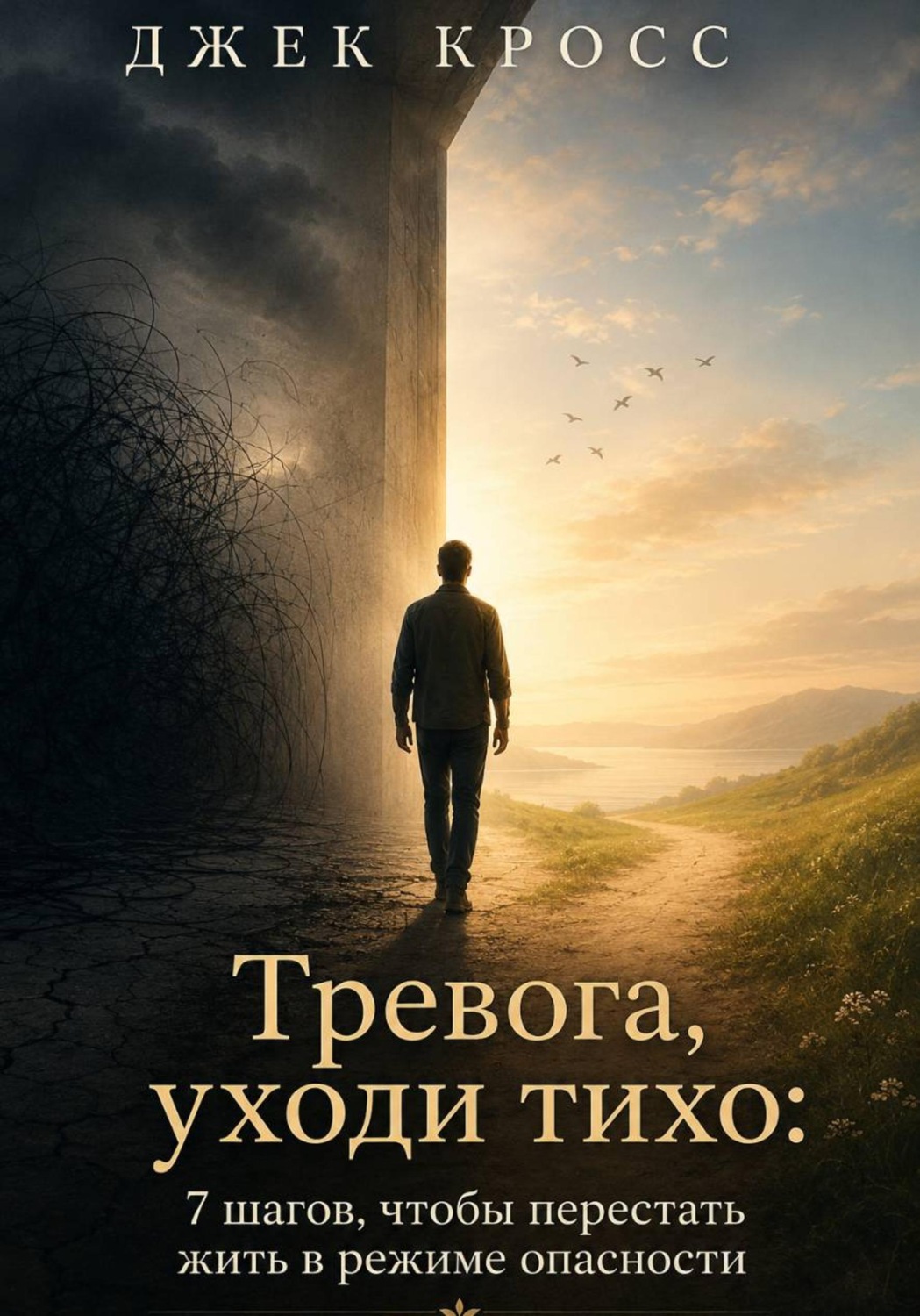 Обложка книги «Тревога, уходи тихо: 7 шагов, чтобы перестать жить в режиме опасности»