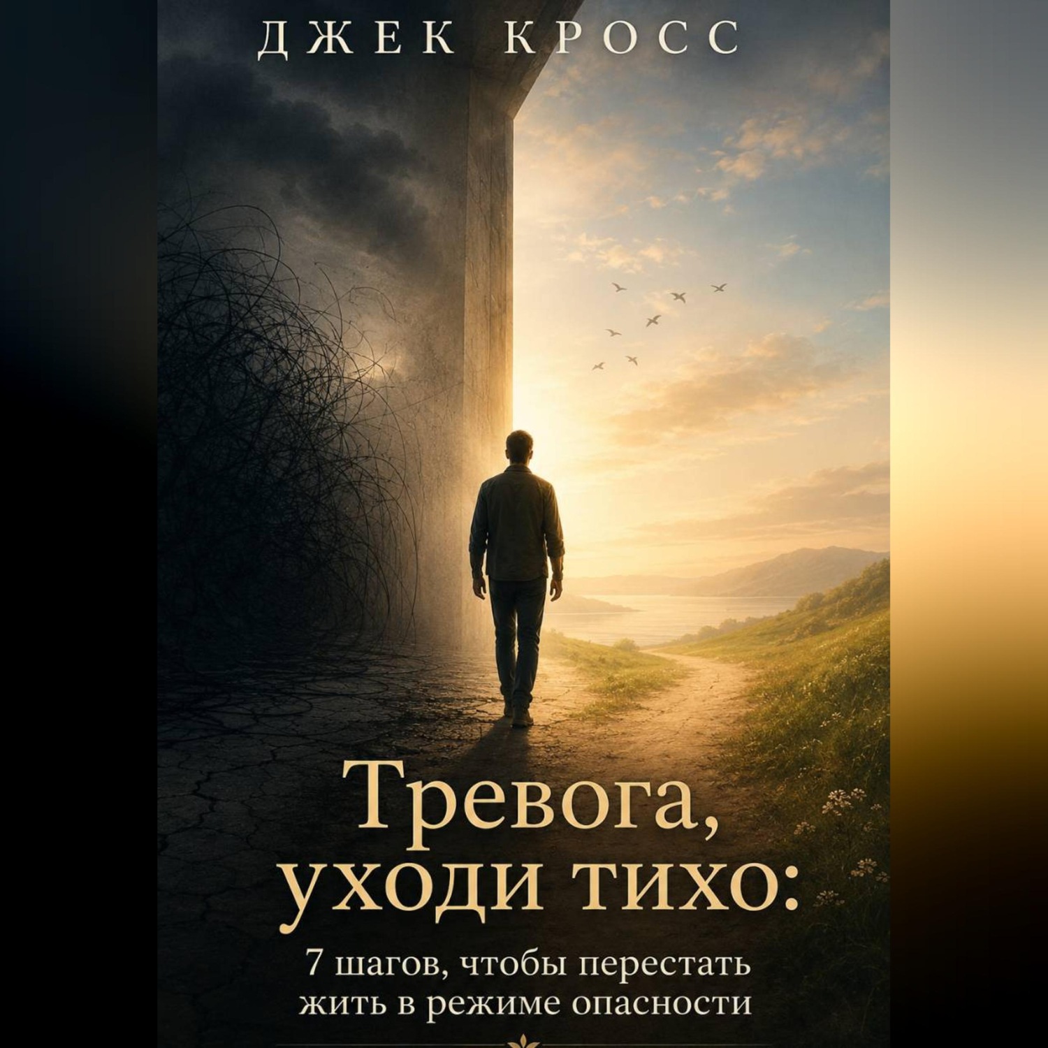 Обложка книги «Тревога, уходи тихо: 7 шагов, чтобы перестать жить в режиме опасности»