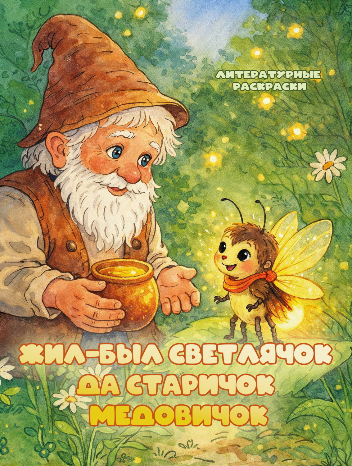 Обложка книги «Жил-был Светлячок да старичок Медовичок»