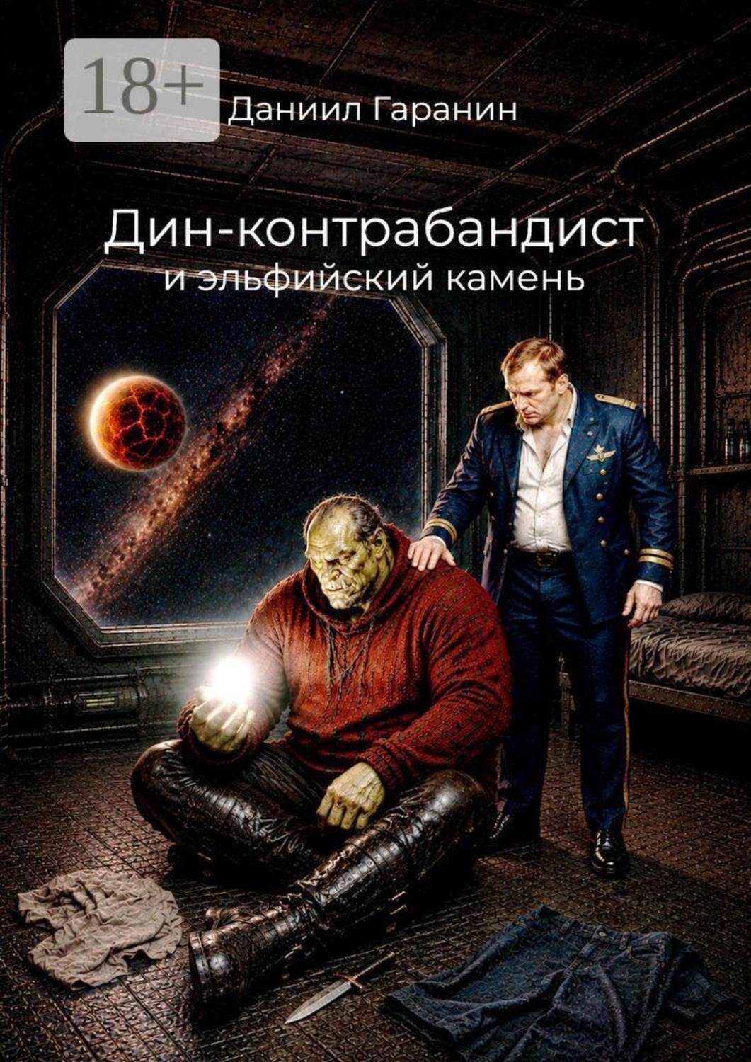 Обложка книги «Дин-контрабандист и эльфийский камень»