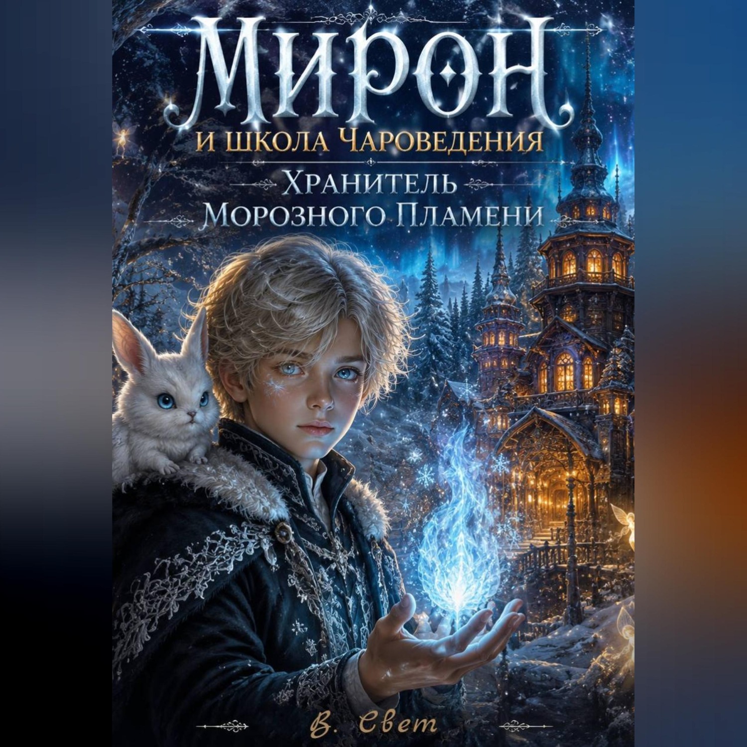 Обложка книги «Мирон и школа Чароведения: Хранитель Морозного Пламени»