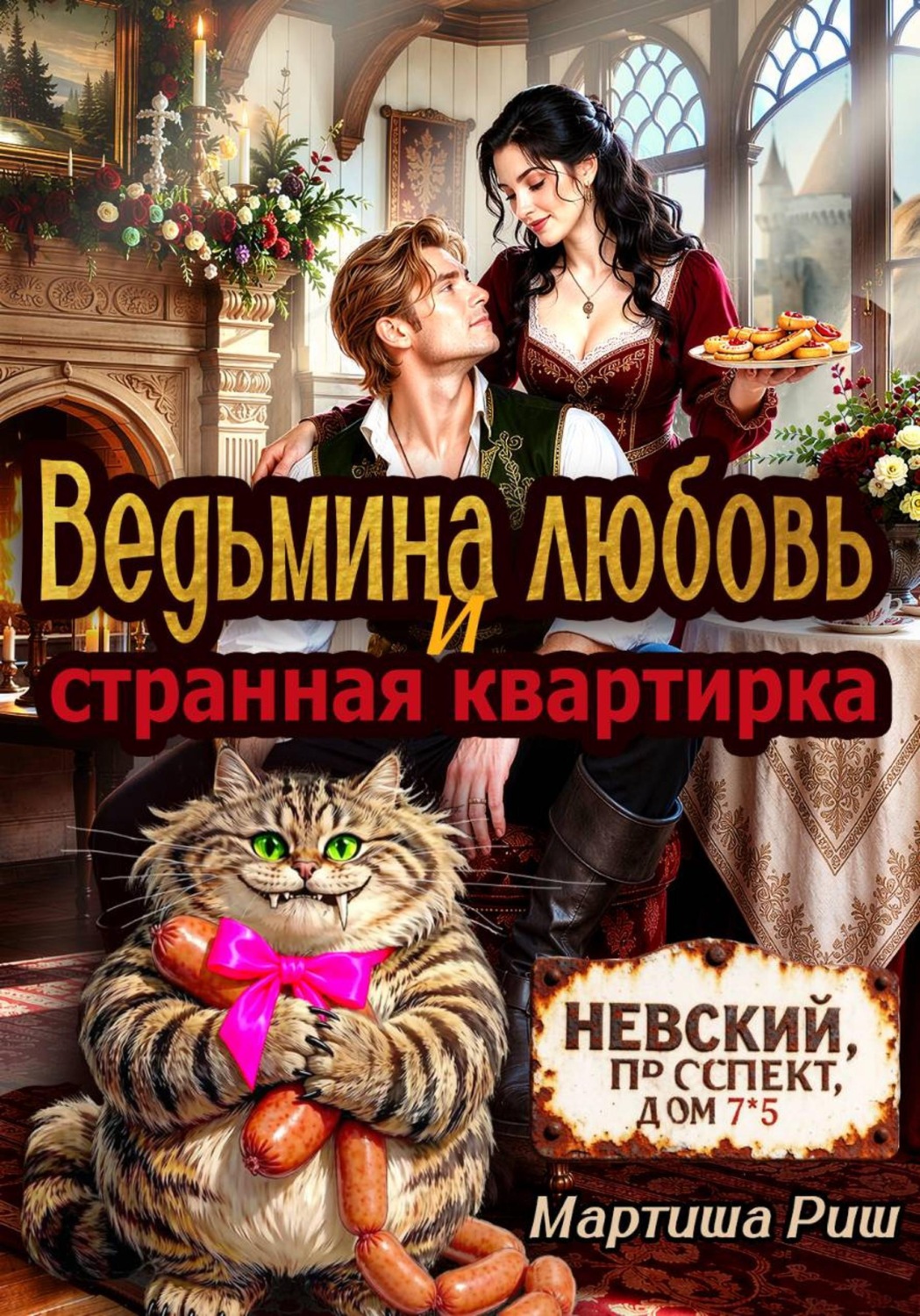 Обложка книги «Ведьмина любовь и странная квартирка»