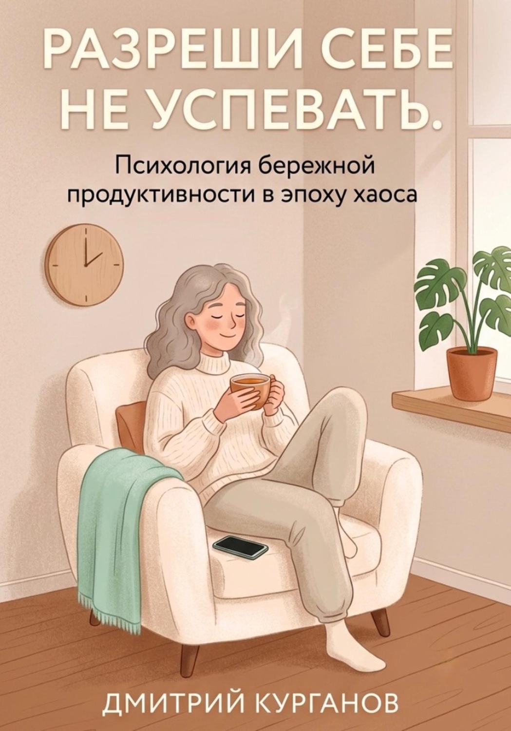 Обложка книги «Разреши себе не успевать. Психология бережной продуктивности в эпоху хаоса»