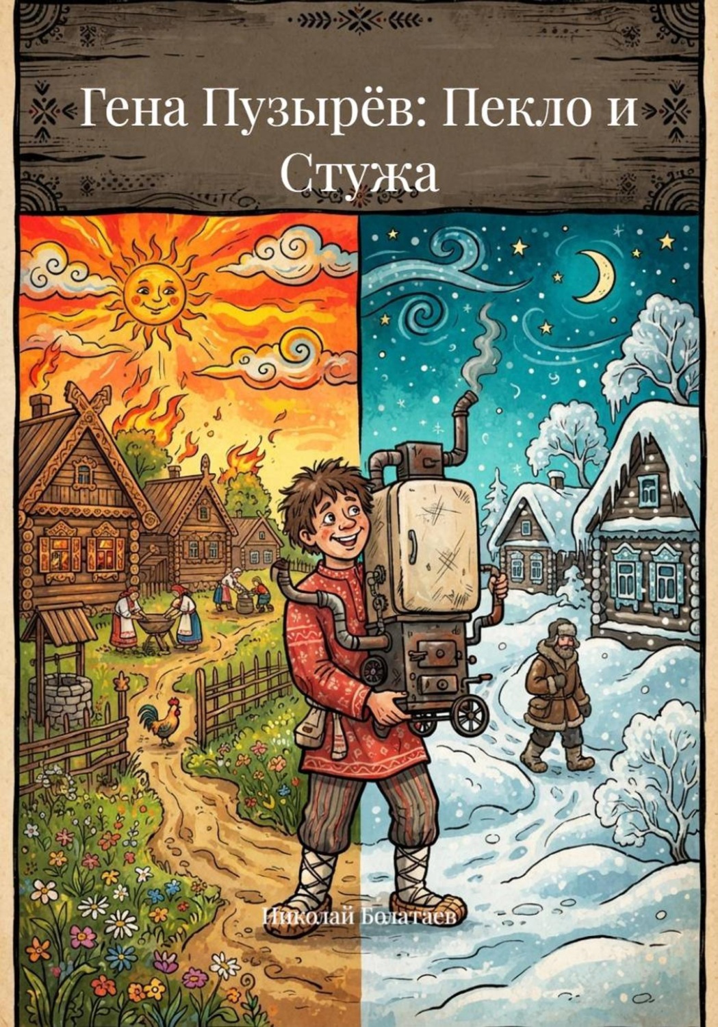 Обложка книги «Гена Пузырёв: Пекло и Стужа»