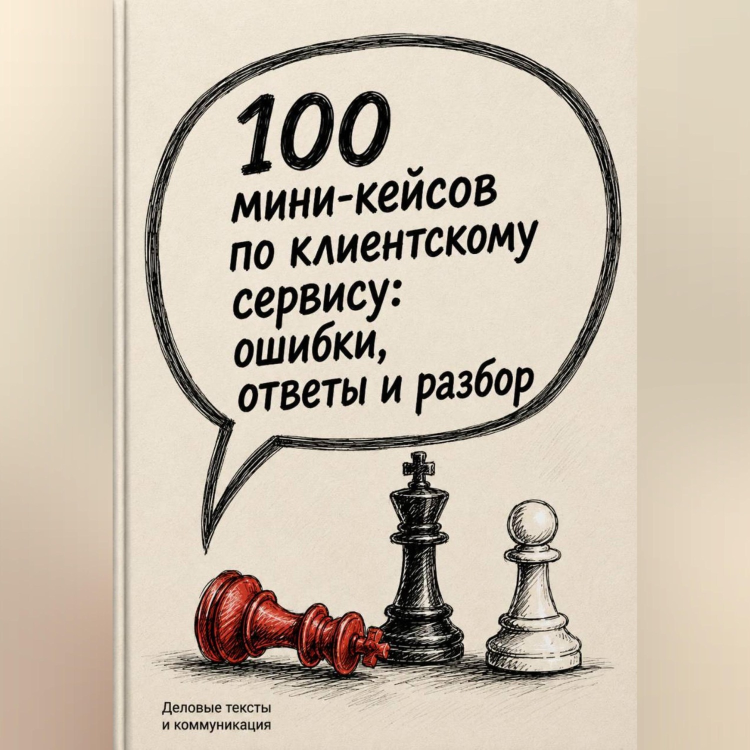 Обложка книги «100 мини-кейсов по клиентскому сервису: ошибки, ответы и разбор»