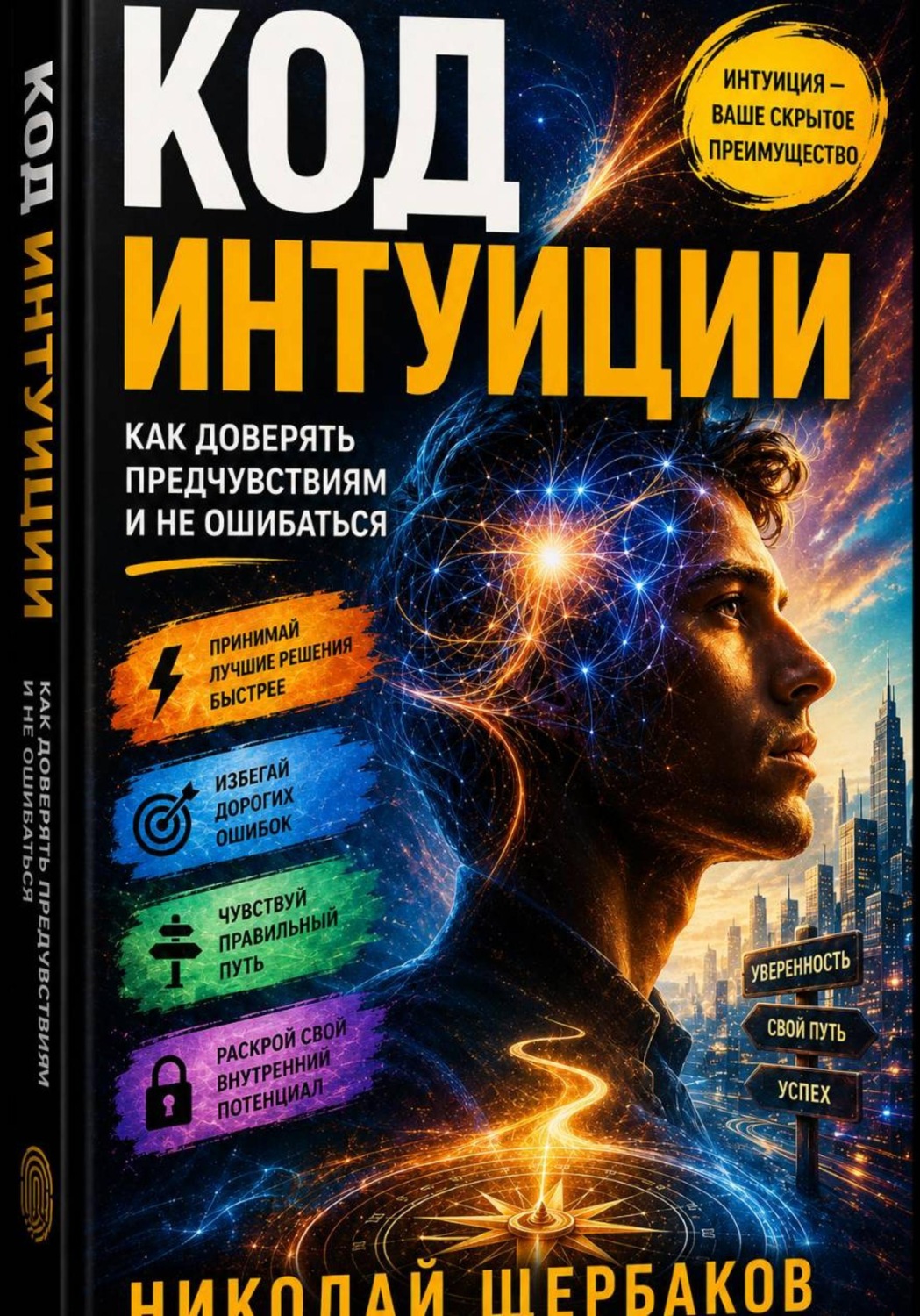 Обложка книги «Код интуиции: Как доверять предчувствиям и не ошибаться»