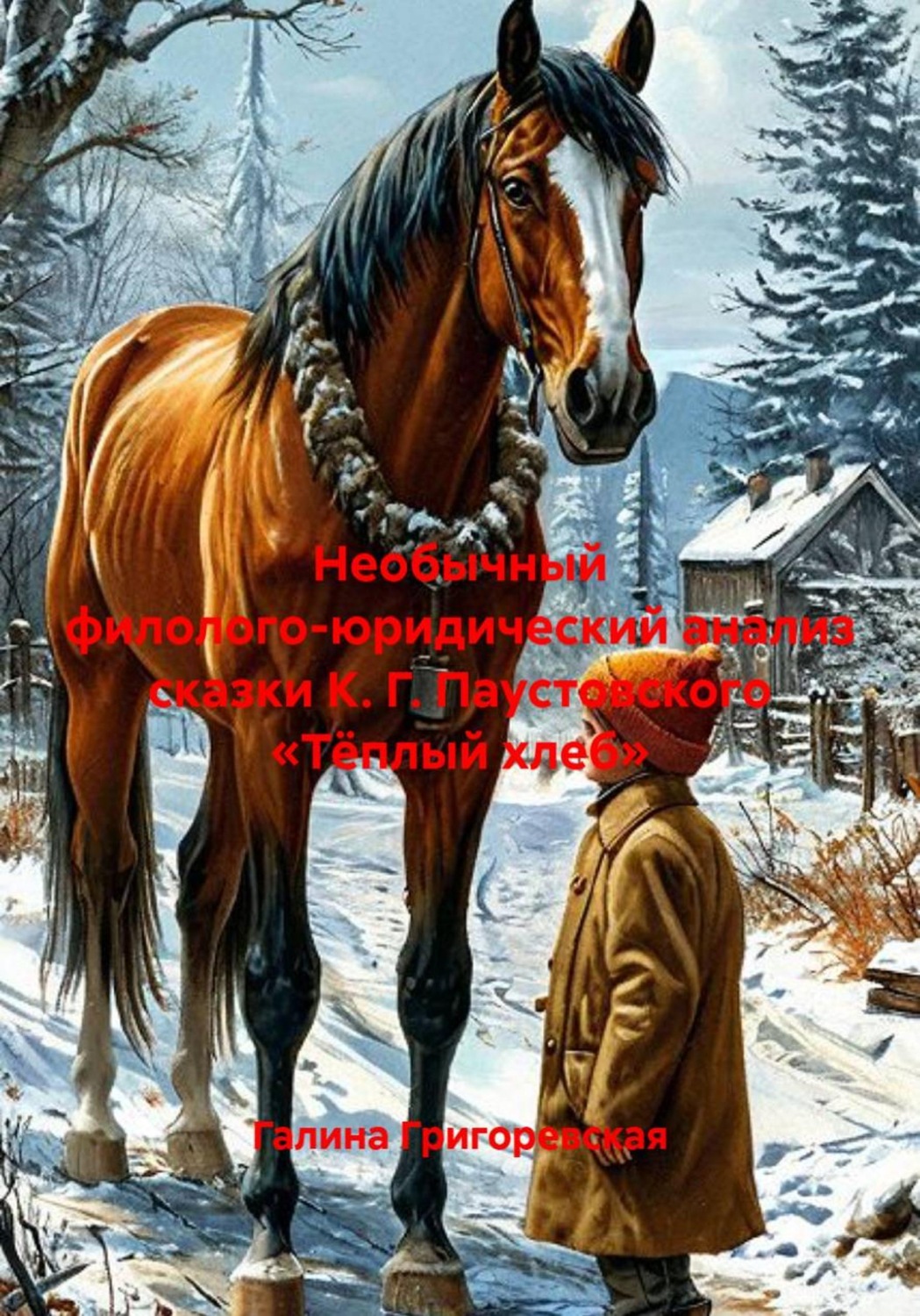 Обложка книги «Необычный филолого-юридический анализ сказки К. Г. Паустовского «Тёплый хлеб»»