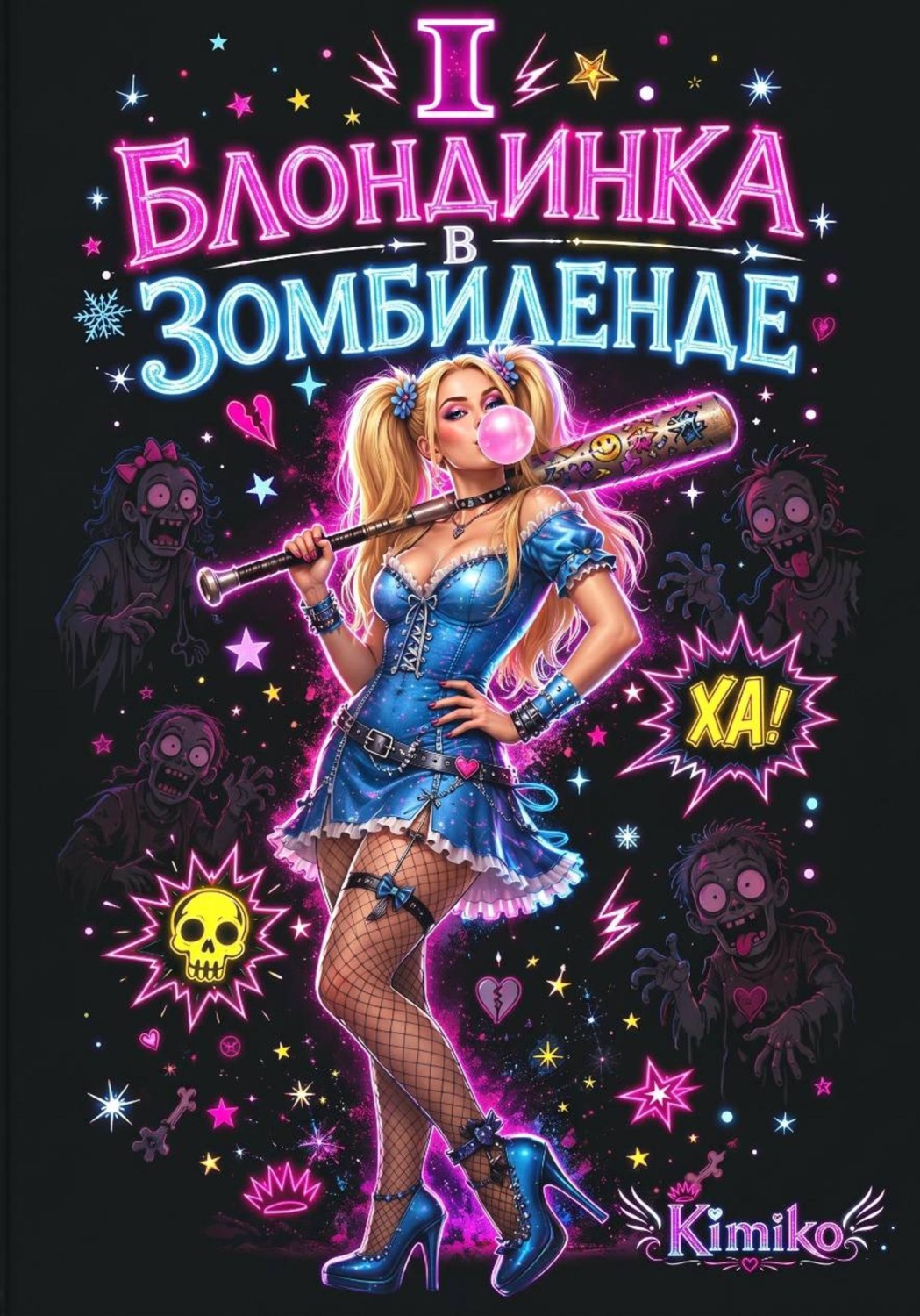 Обложка книги «Блондинка в зомбиленде»