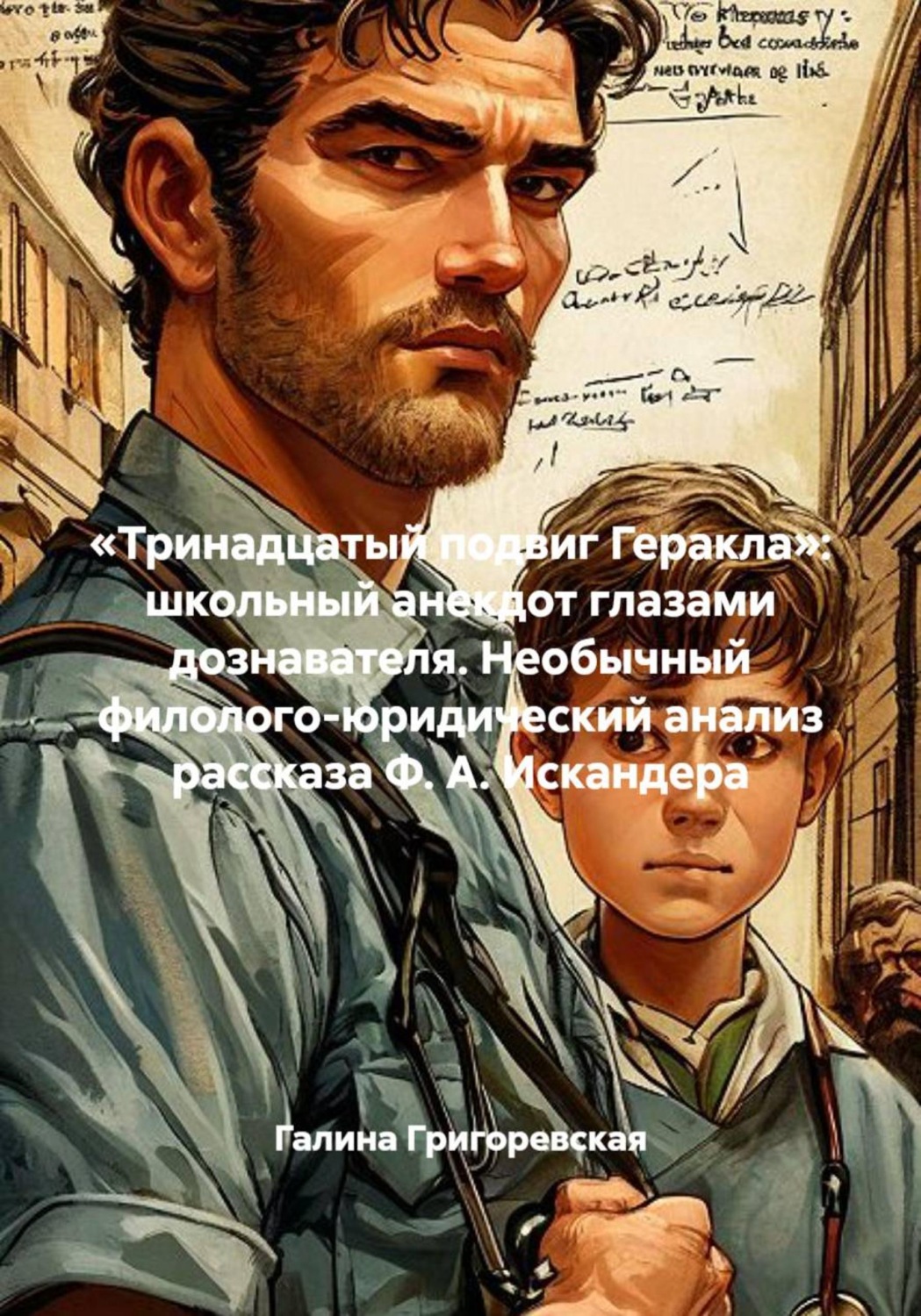 Обложка книги ««Тринадцатый подвиг Геракла»: школьный анекдот глазами дознавателя. Необычный филолого-юридический анализ рассказа Ф. А. Искандера»