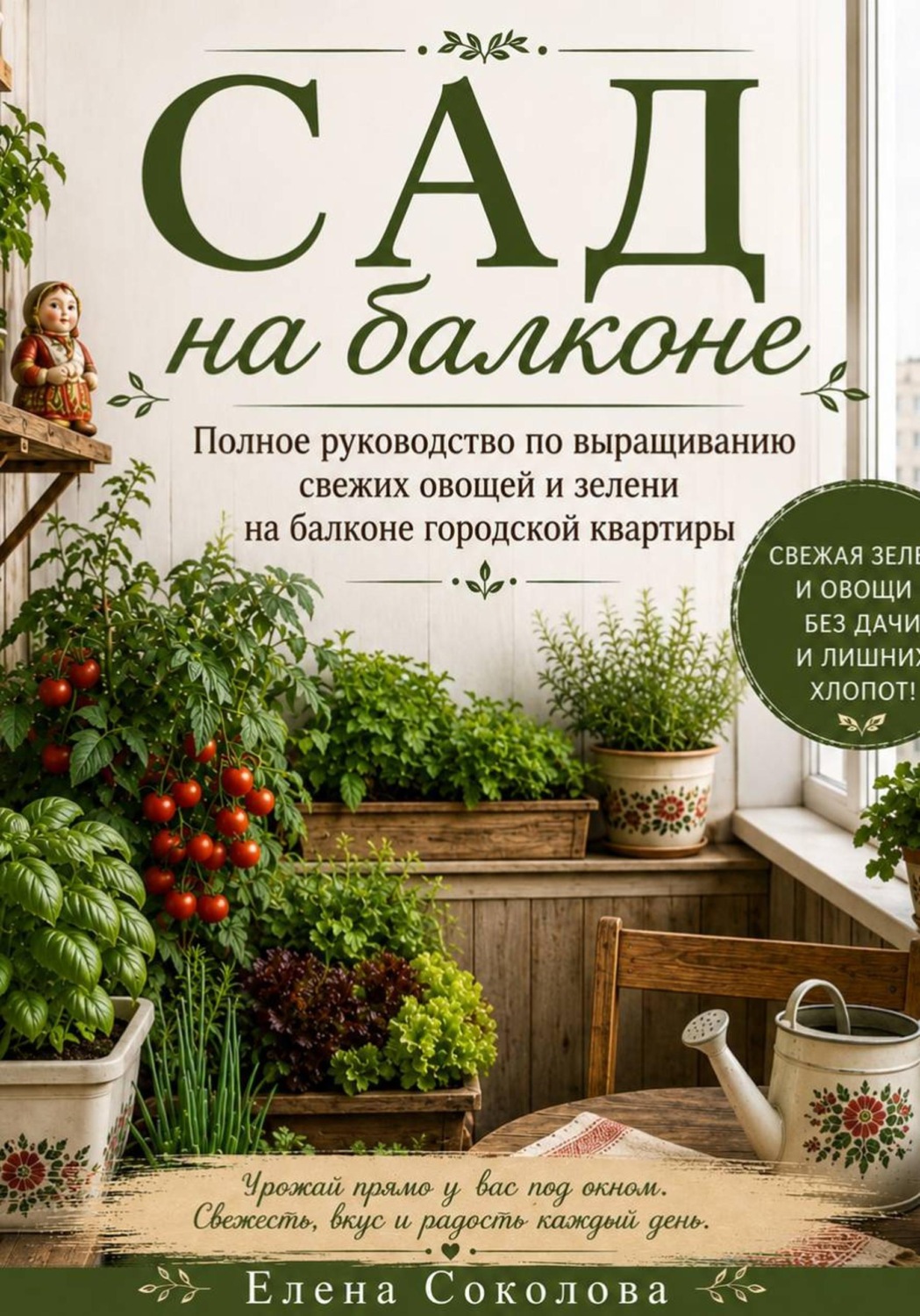 Обложка книги «Сад на балконе»