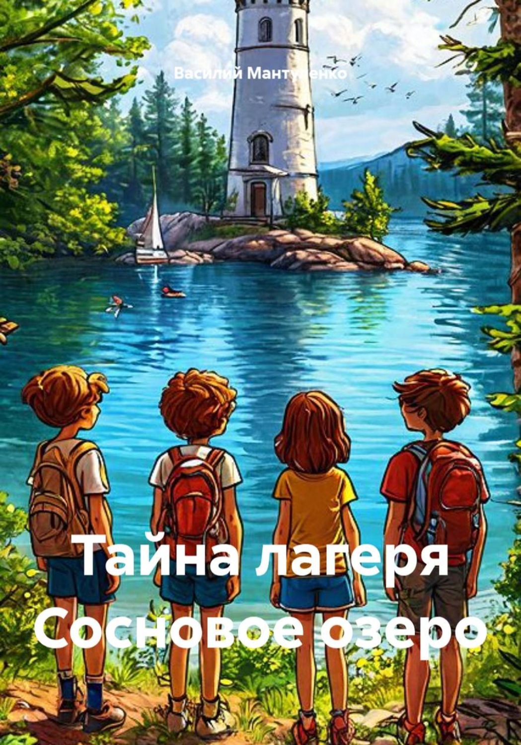 Обложка книги «Тайна лагеря Сосновое озеро»