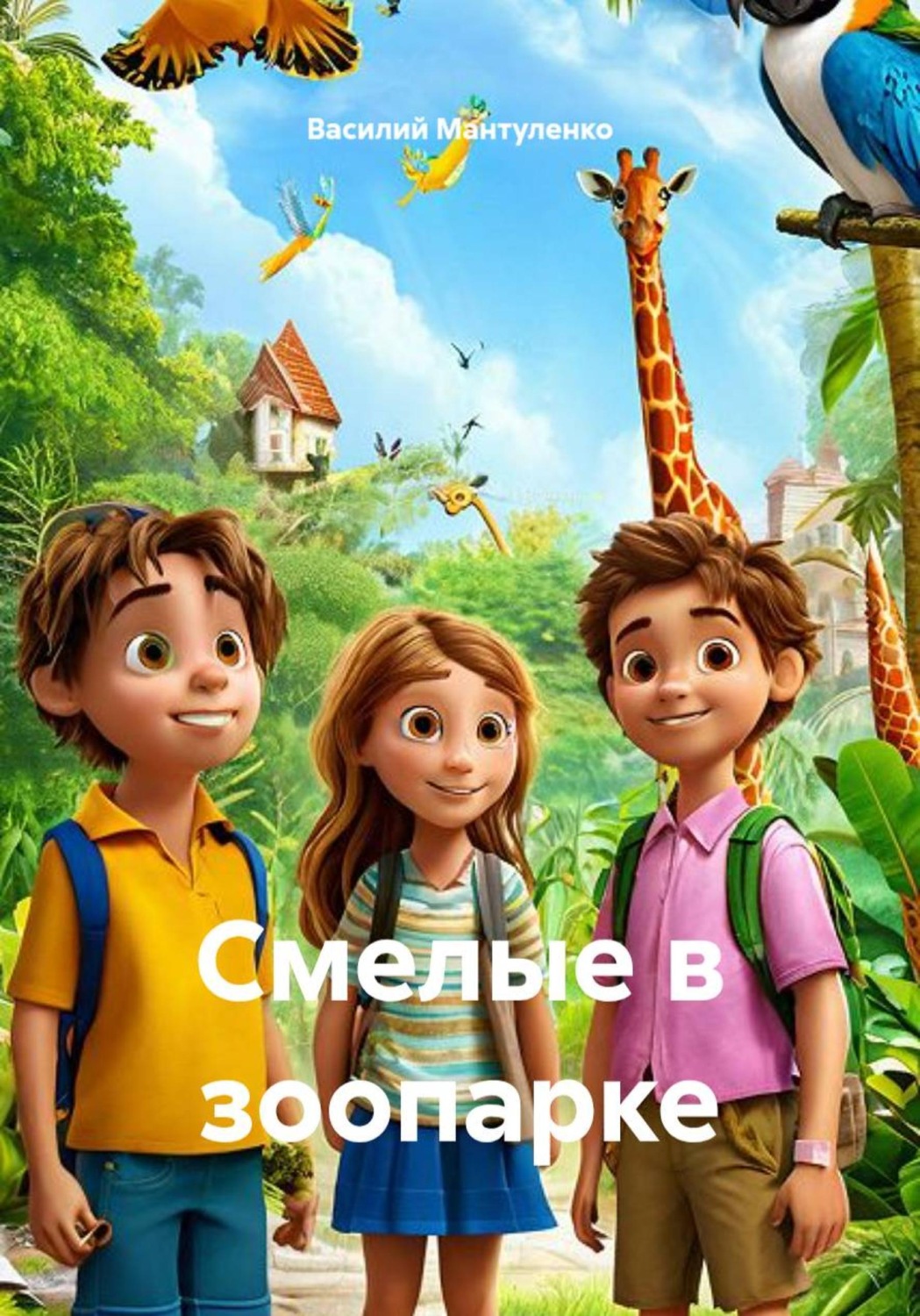 Обложка книги «Смелые в зоопарке»