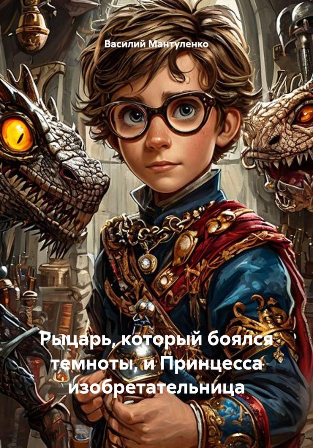 Обложка книги «Рыцарь, который боялся темноты, и Принцесса изобретательница»