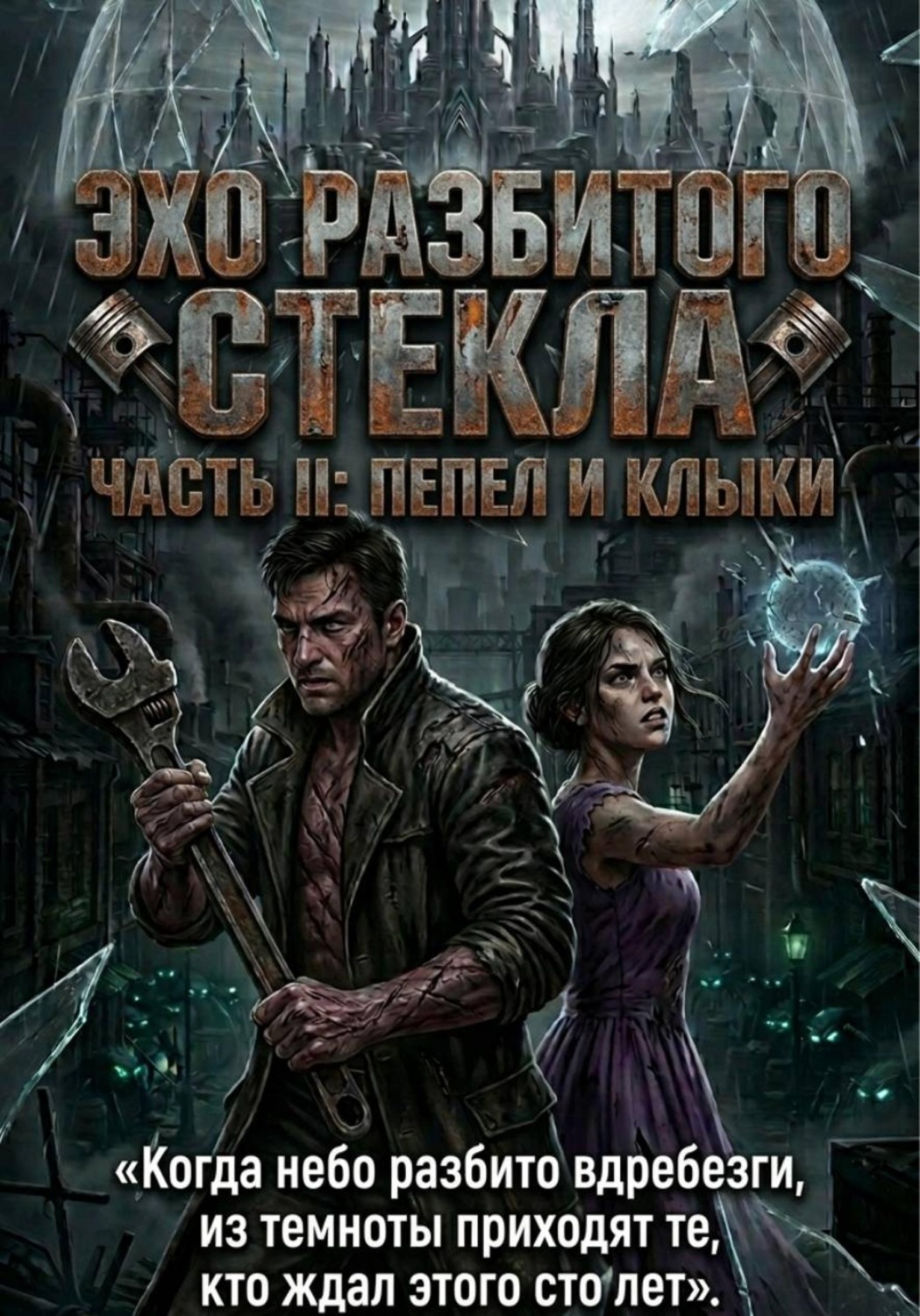 Обложка книги «Эхо разбитого стекла. Часть 2. Пепел и клыки»