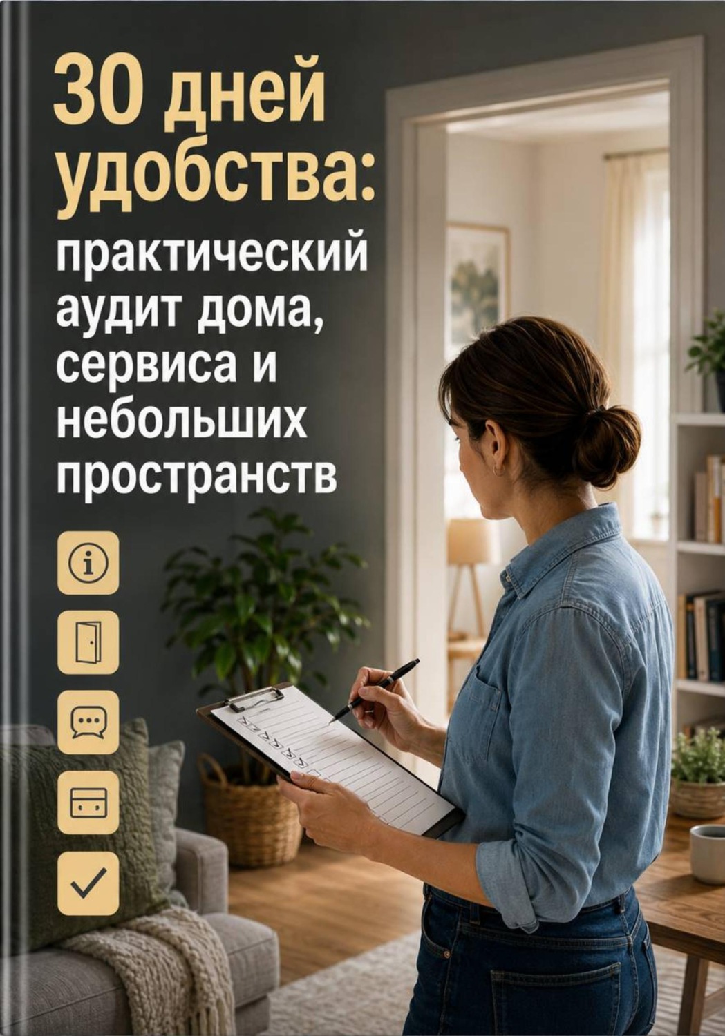 Обложка книги «30 дней удобства: практический аудит дома, сервиса и небольших пространств»