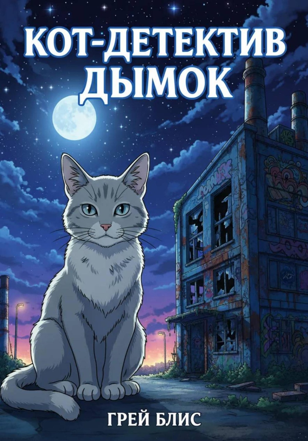 Обложка книги «Кот-детектив Дымок»