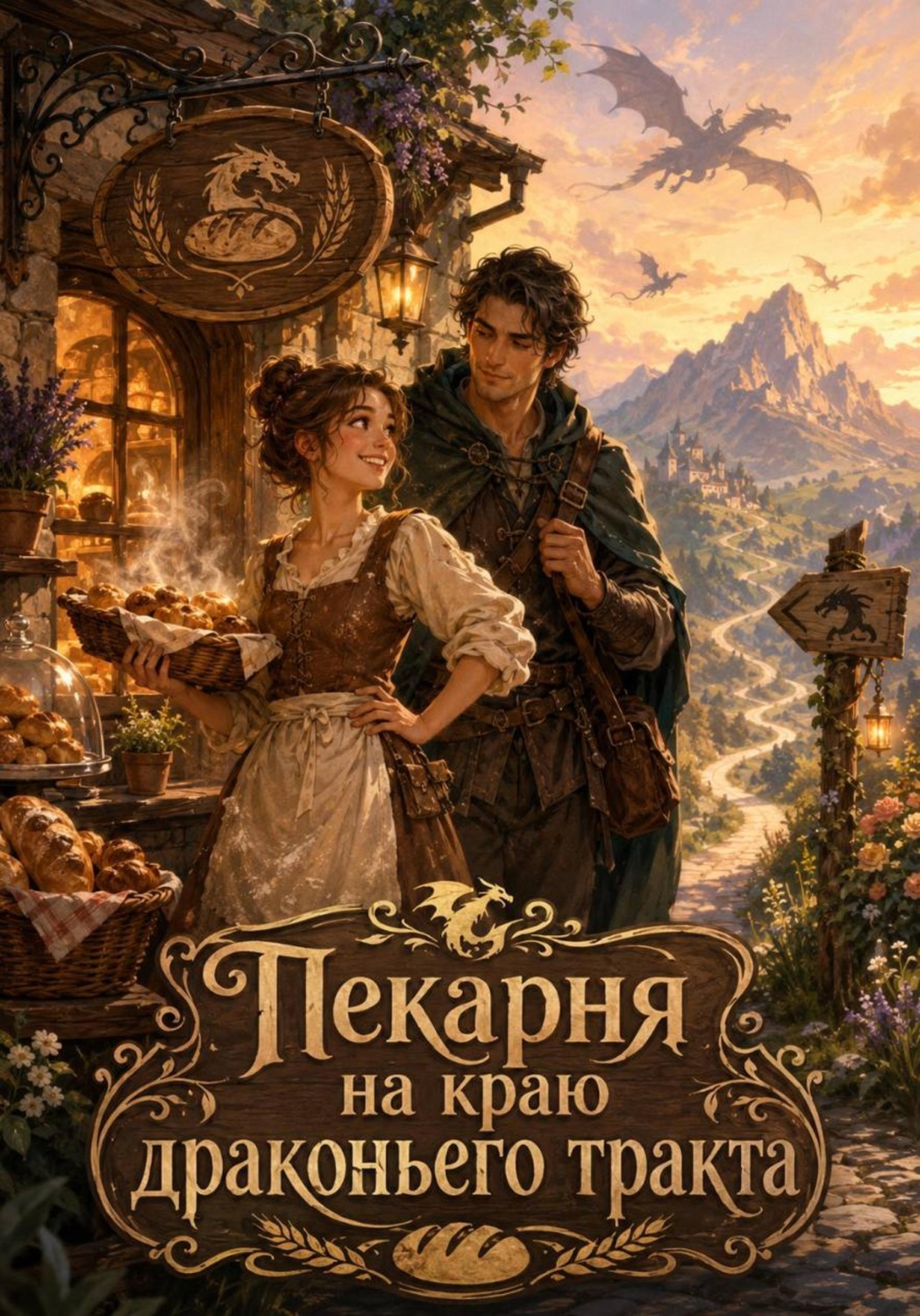 Обложка книги «Пекарня на краю драконьего тракта»