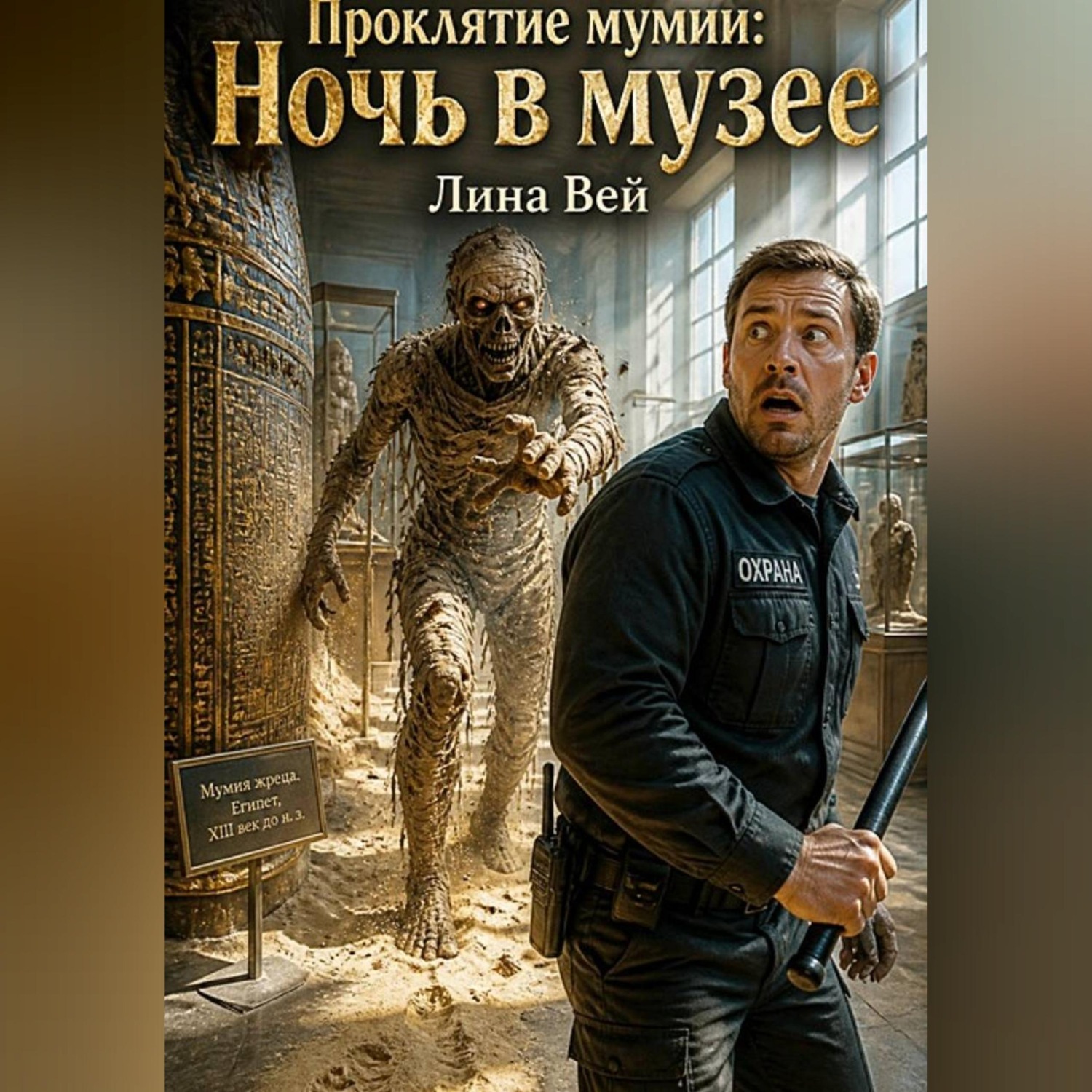 Обложка книги «Проклятие мумии. Ночь в музее»