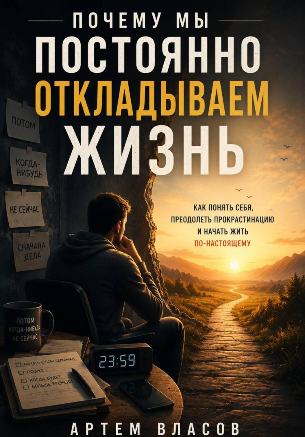 Обложка книги «Почему мы постоянно откладываем жизнь»