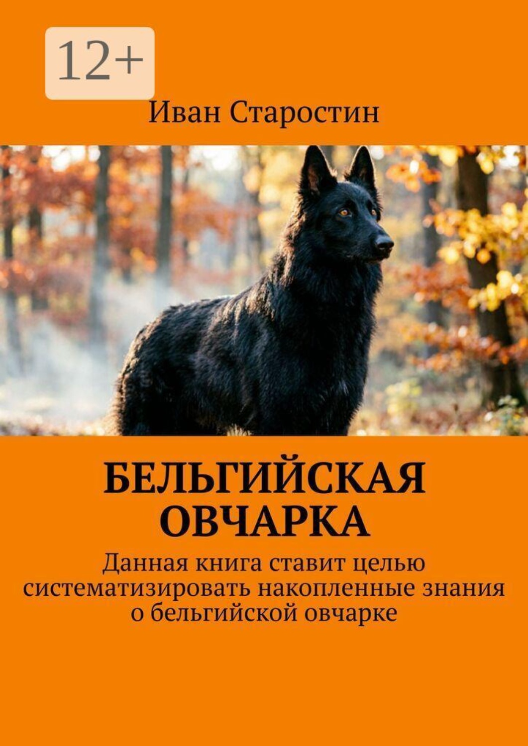 Обложка книги «Бельгийская овчарка. Данная книга ставит целью систематизировать накопленные знания о бельгийской овчарке»