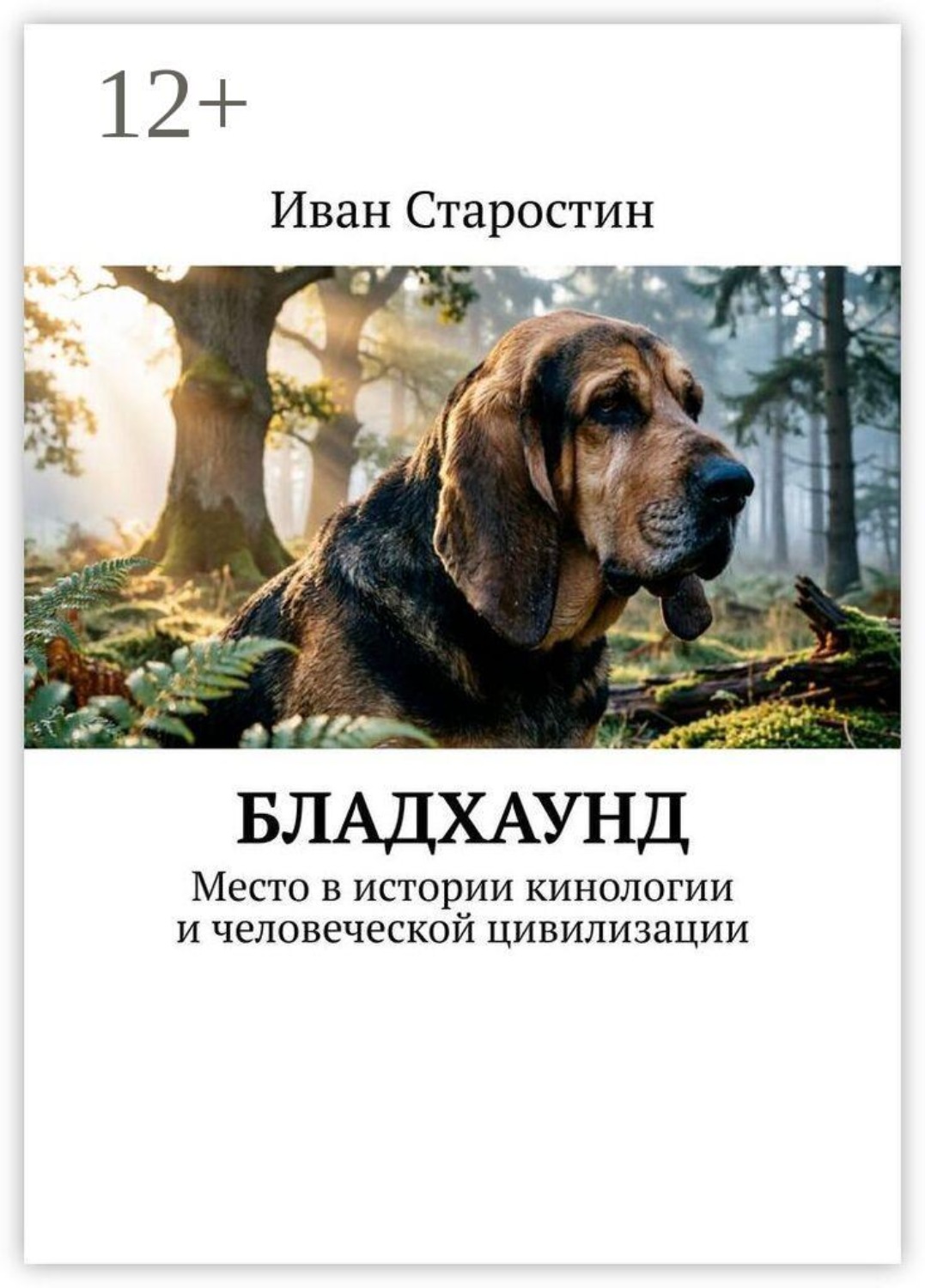 Обложка книги «Бладхаунд. Место в истории кинологии и человеческой цивилизации»