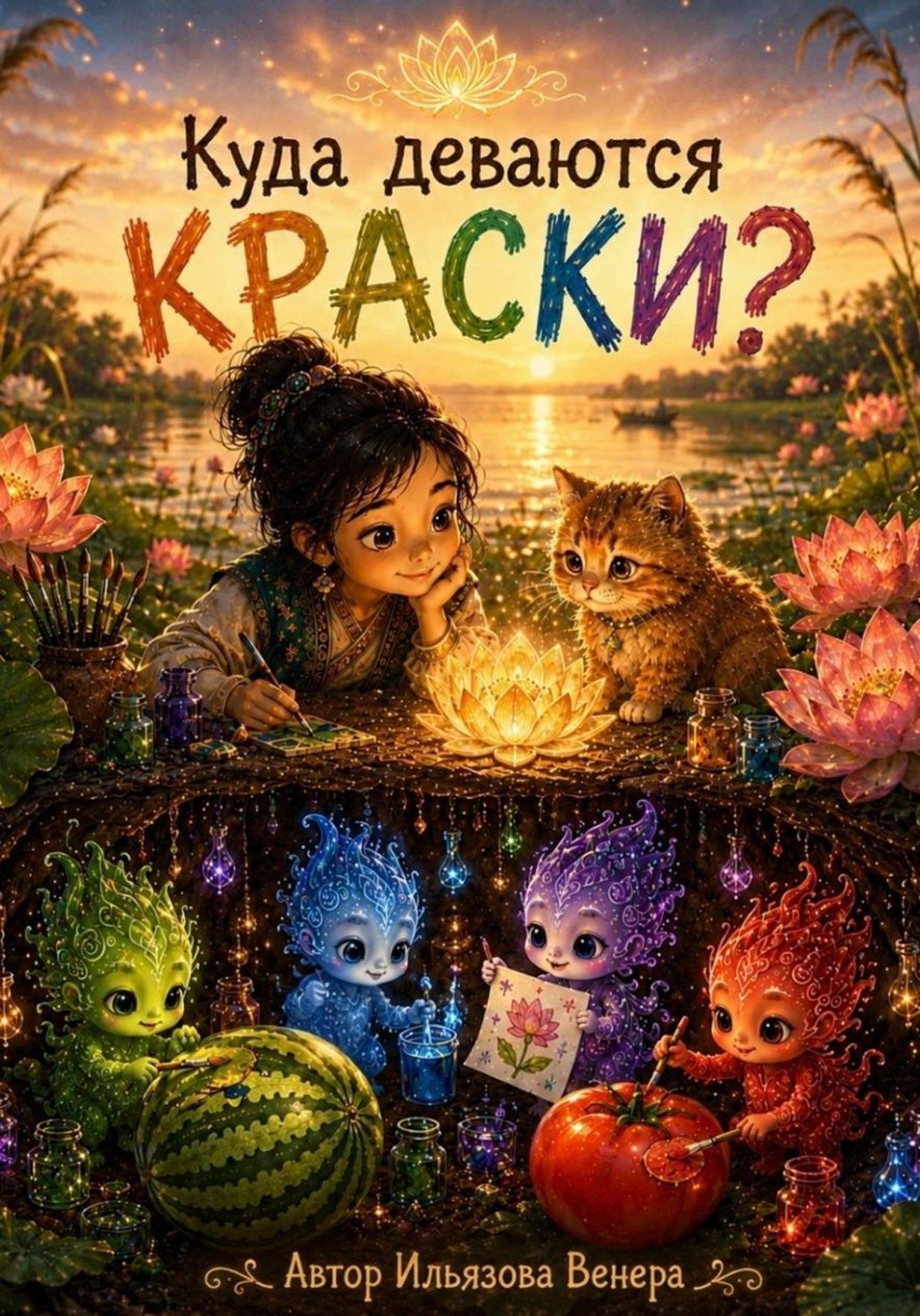 Обложка книги «Куда деваются краски?»