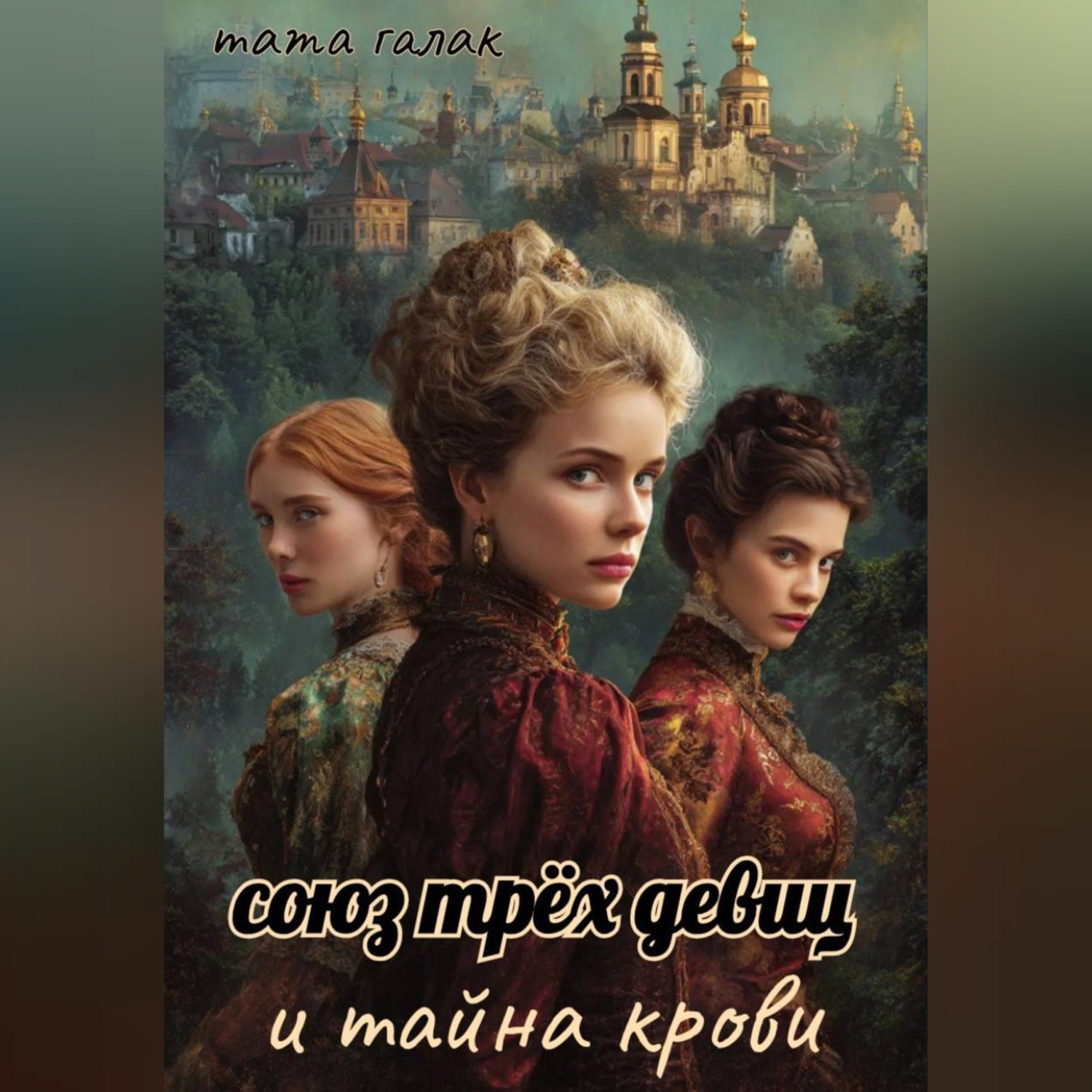 Обложка книги «Союз трёх девиц и тайна крови»