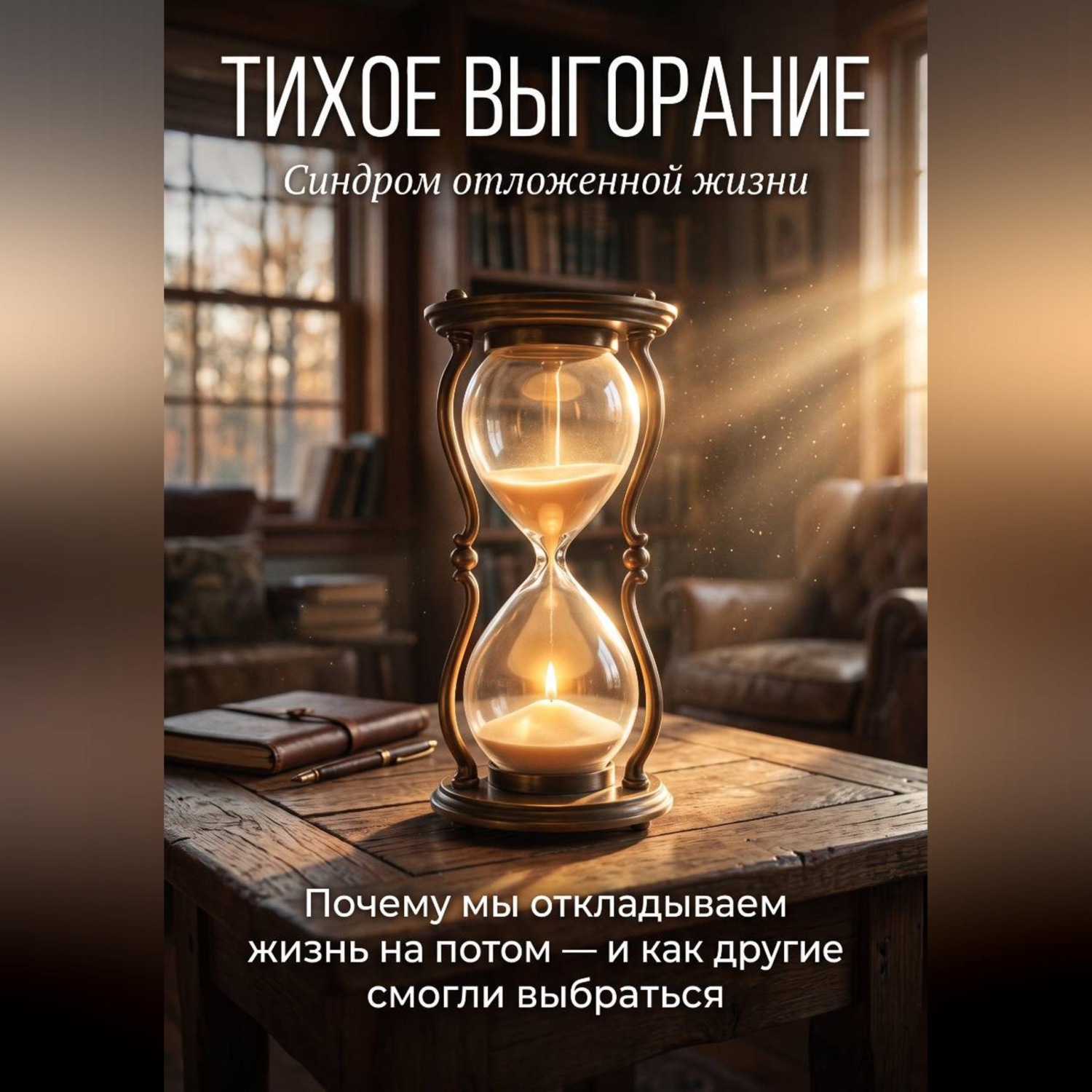 Обложка книги «Тихое выгорание. Почему мы откладываем жизнь на потом — и как другие смогли выбраться»