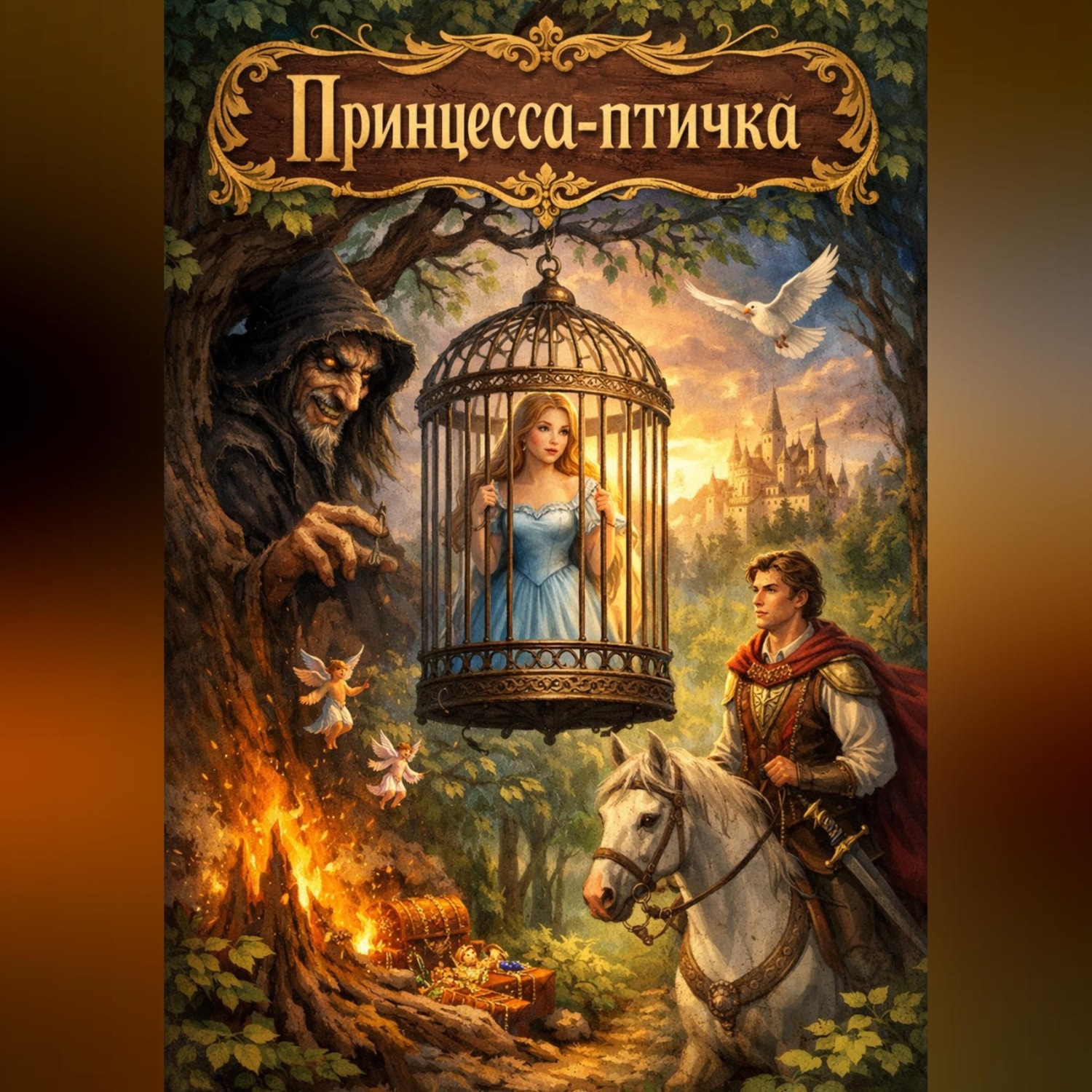 Обложка книги «Принцесса-птичка»
