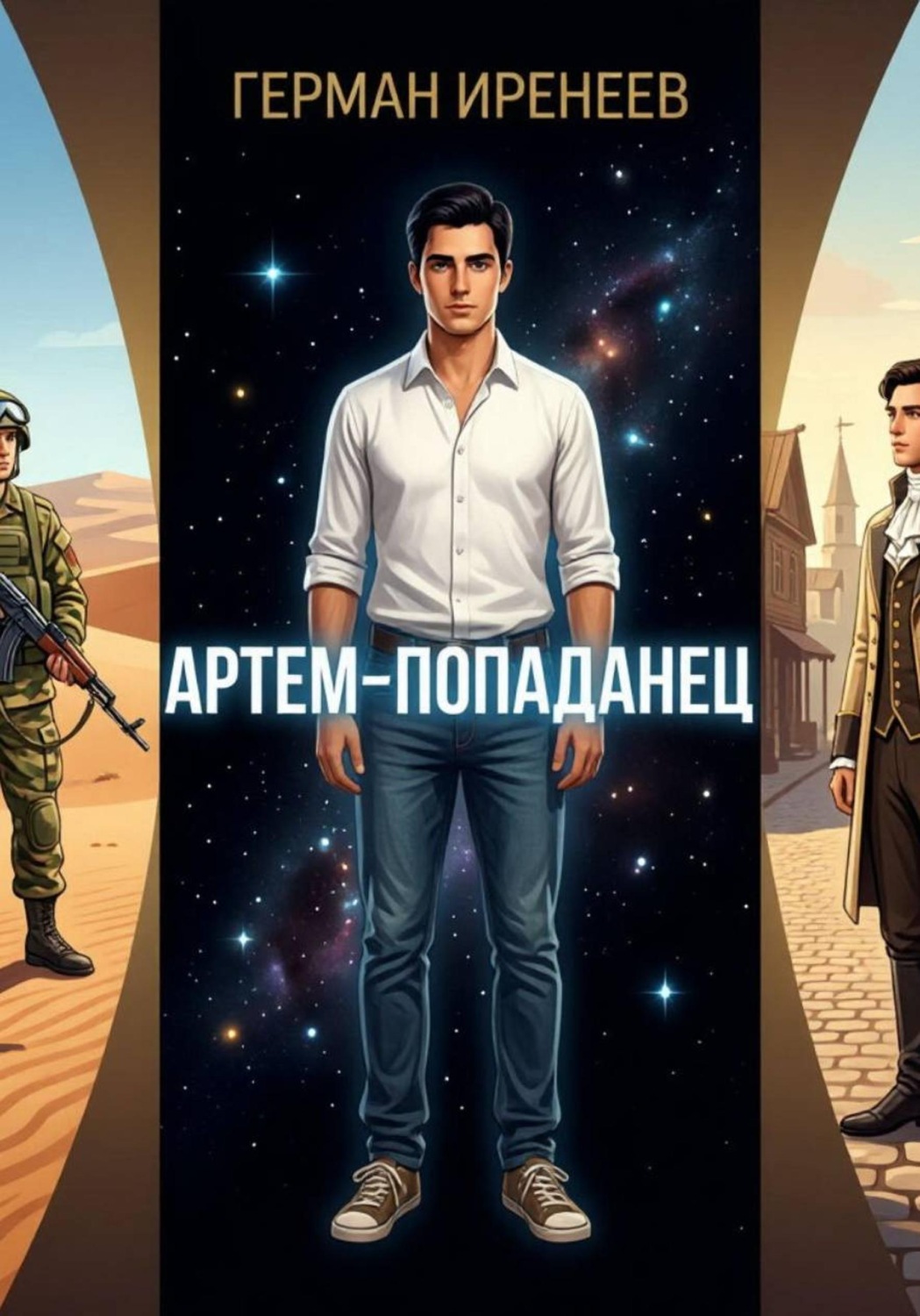 Обложка книги «Артем Попаданец»
