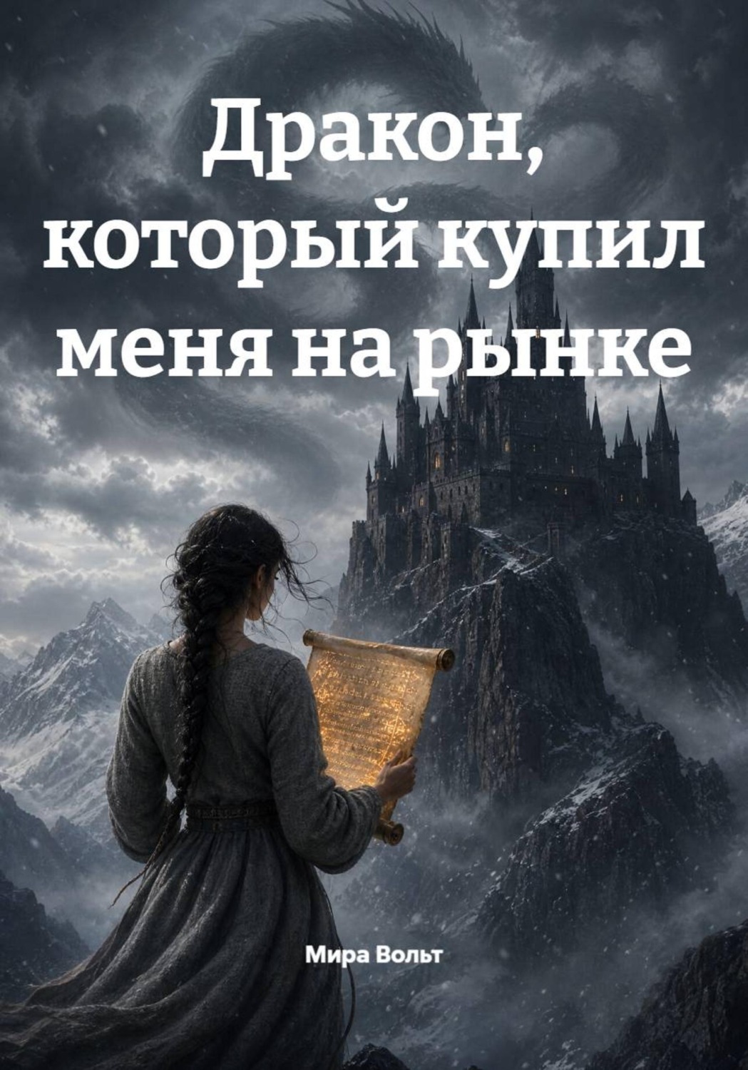 Обложка книги «Дракон, который купил меня на рынке»