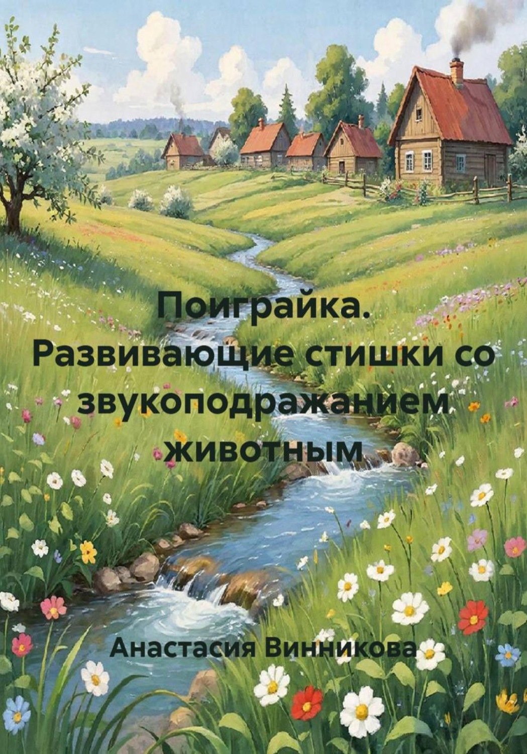 Обложка книги «Поиграйка. Развивающие стишки со звукоподражанием животным»