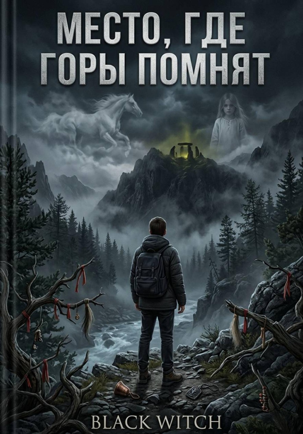 Обложка книги «Место, где горы помнят. Мистический роман»