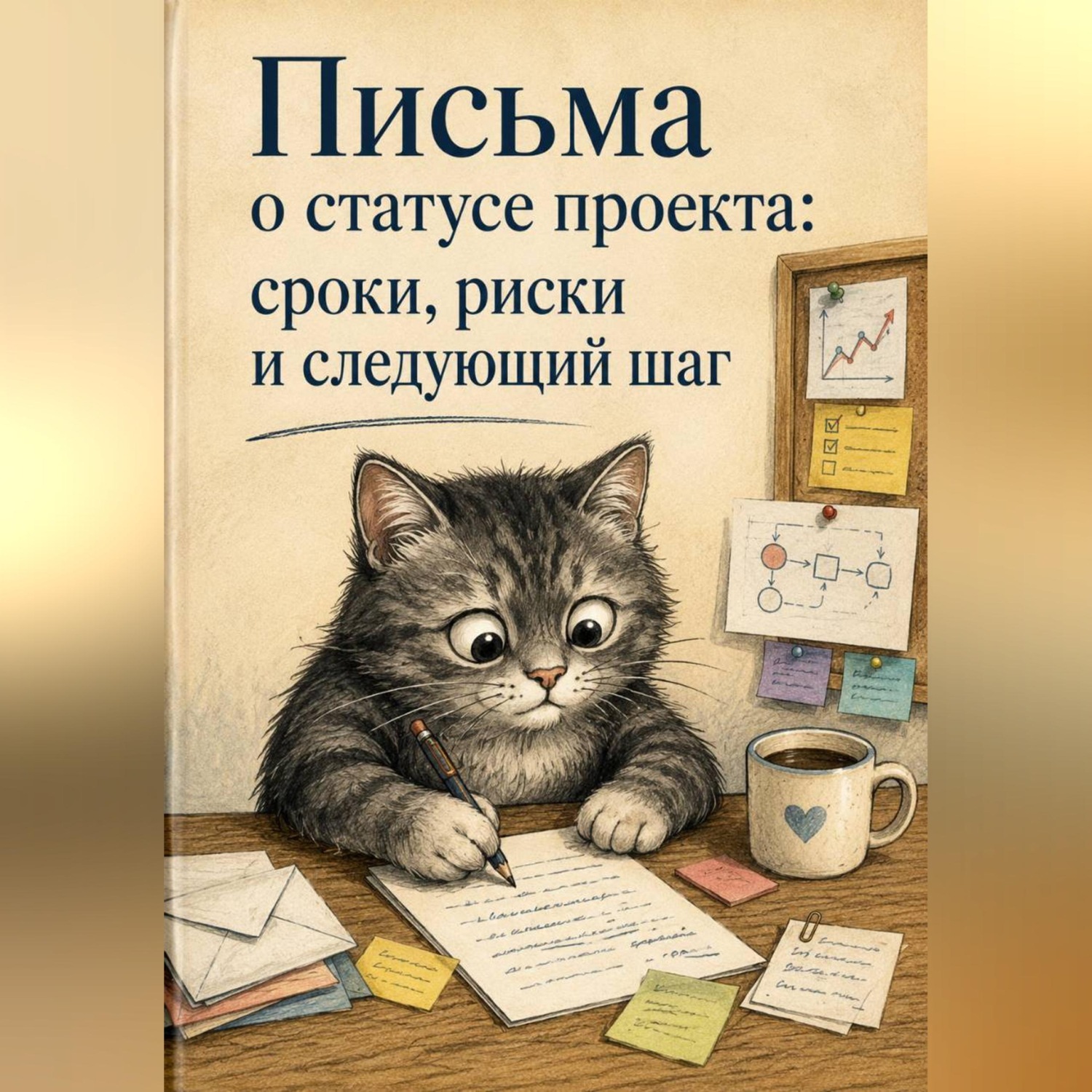 Обложка книги «Письма о статусе проекта: сроки, риски и следующий шаг»