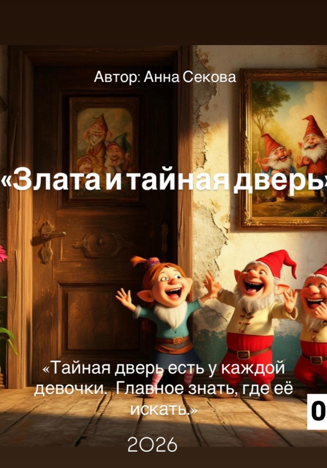Обложка книги «Злата и тайная дверь»