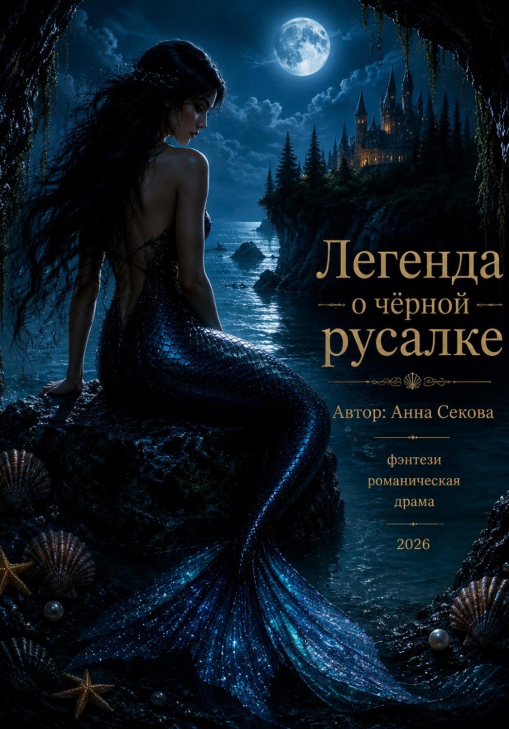Обложка книги «Легенда о Чёрной Русалке.»
