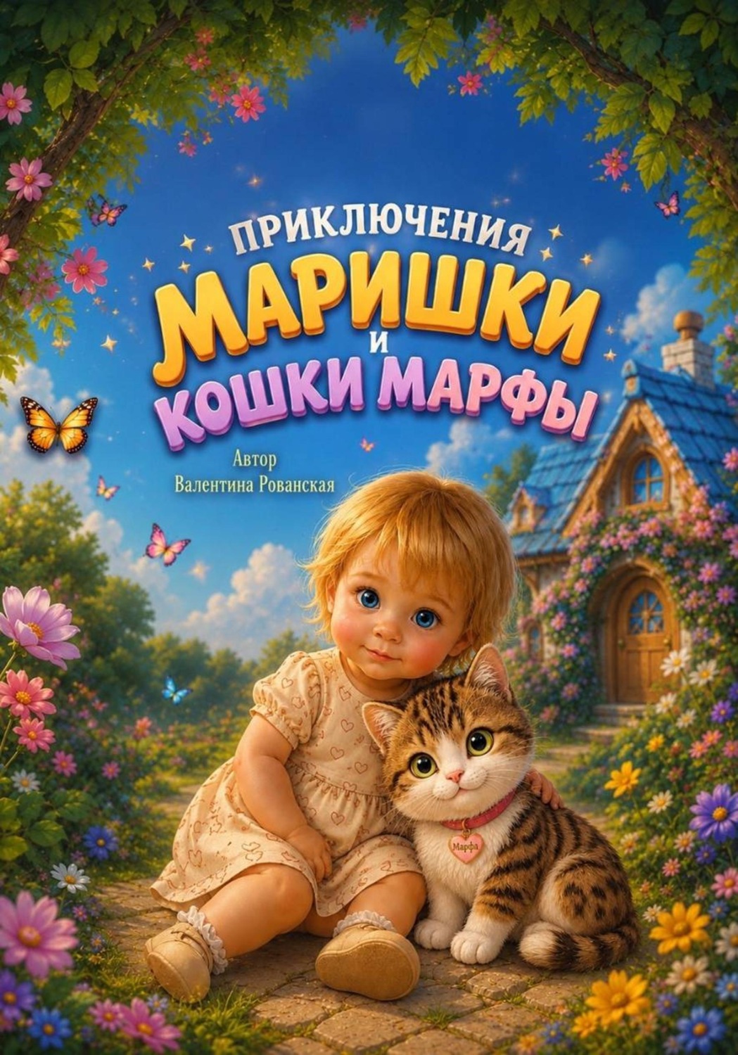 Обложка книги «Приключение Маришки и кошки Марфы»